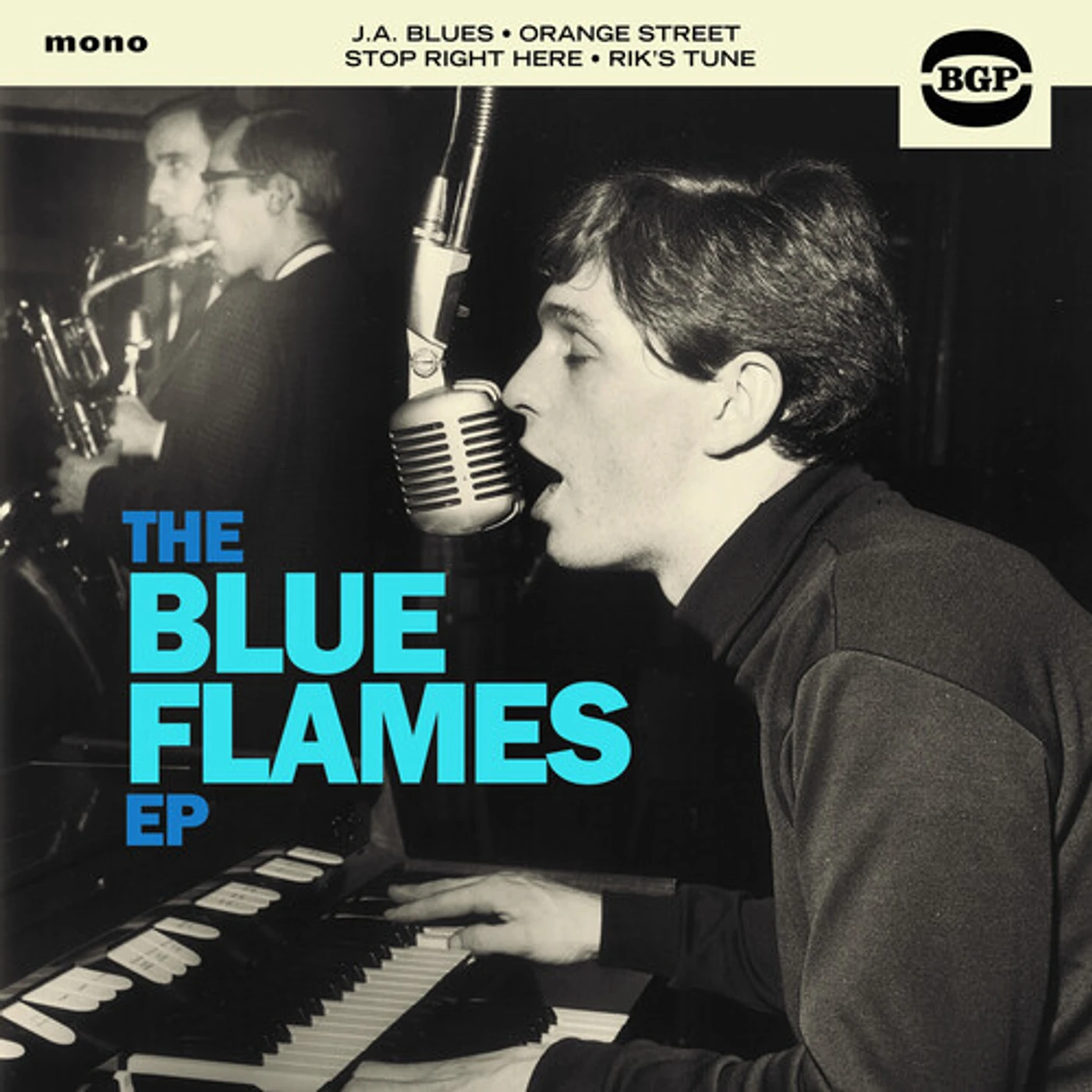 Blue Flames Vinyl Record