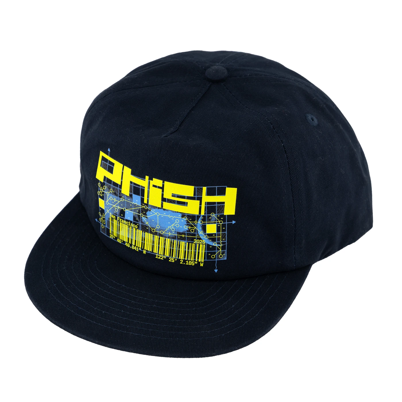 Phish Spring Tour 2025 San Francisco Barcode Hat
