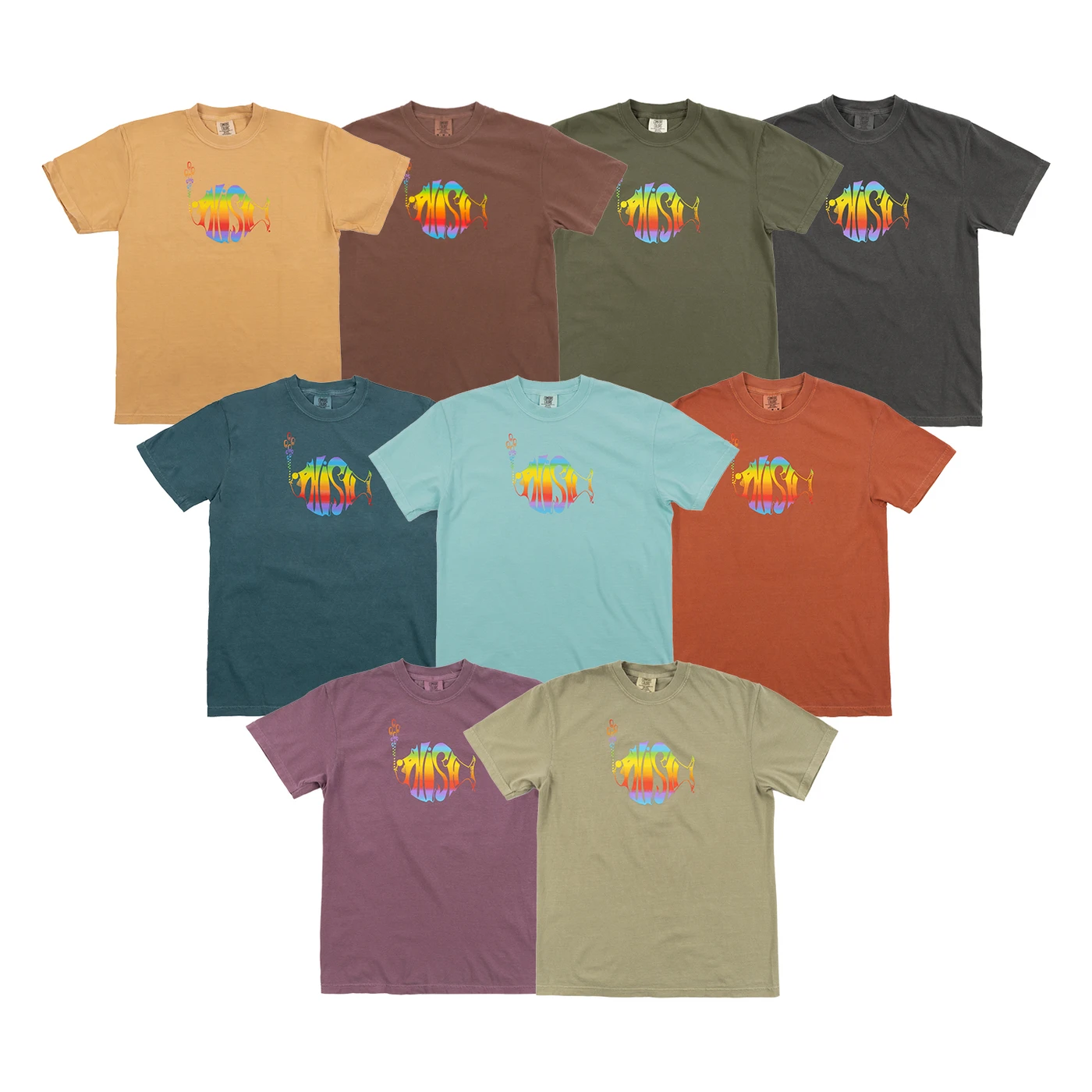 Phish Classic Rainbow Logo Tee