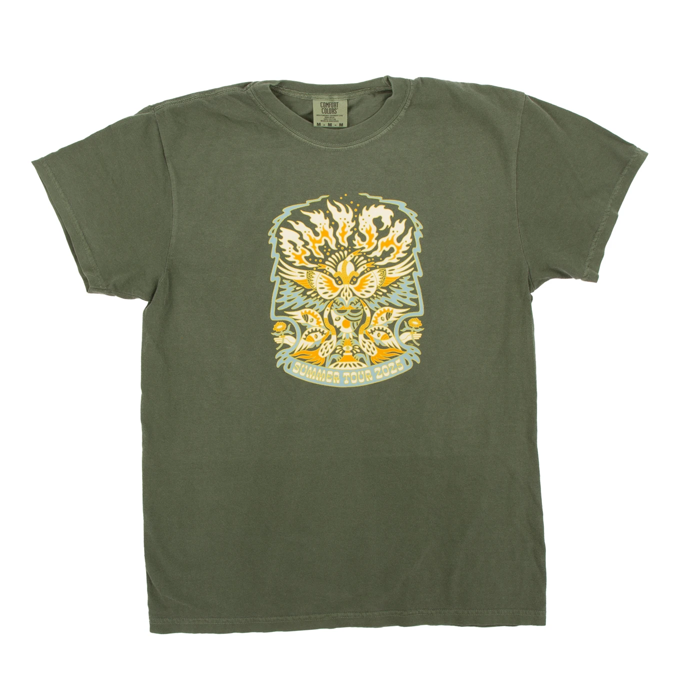 Phish Flaming Bird Head Summer Tour 2025 Tee