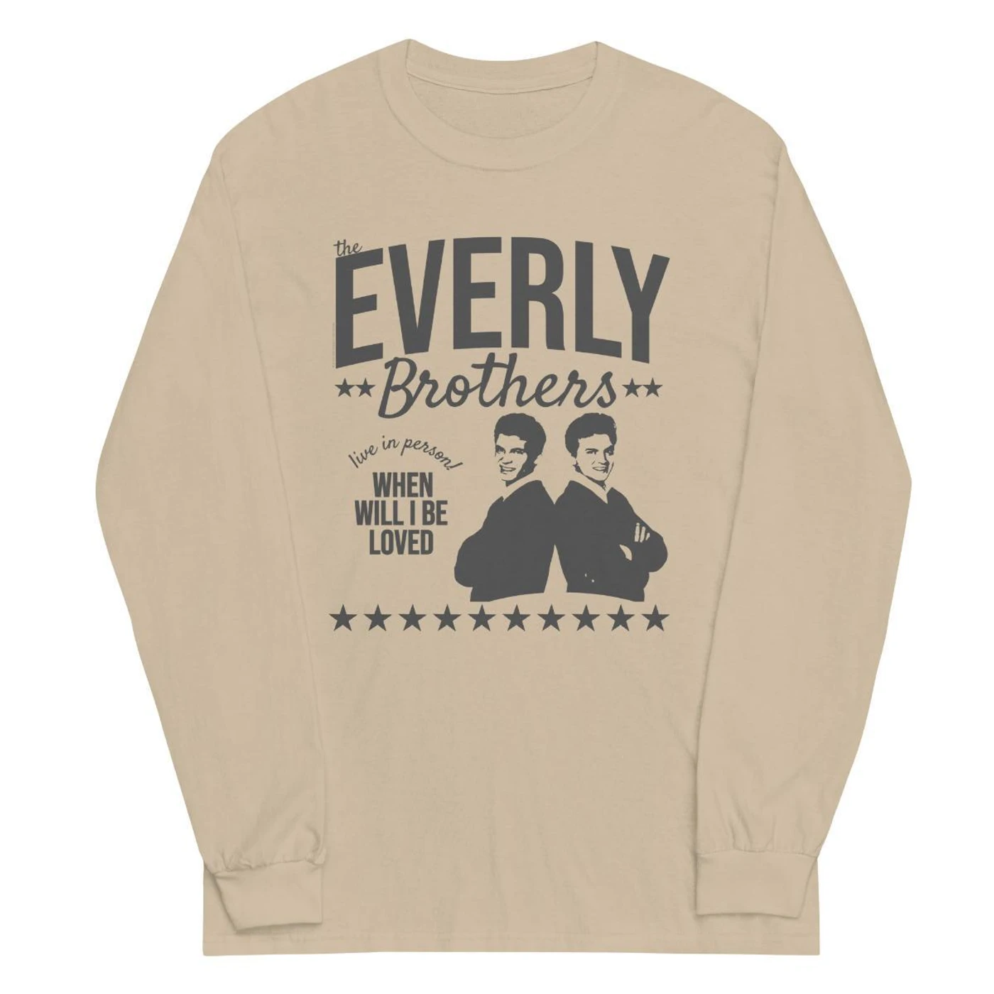 The Everly Brothers When Will I Be Loved Long Sleeve T-Shirt