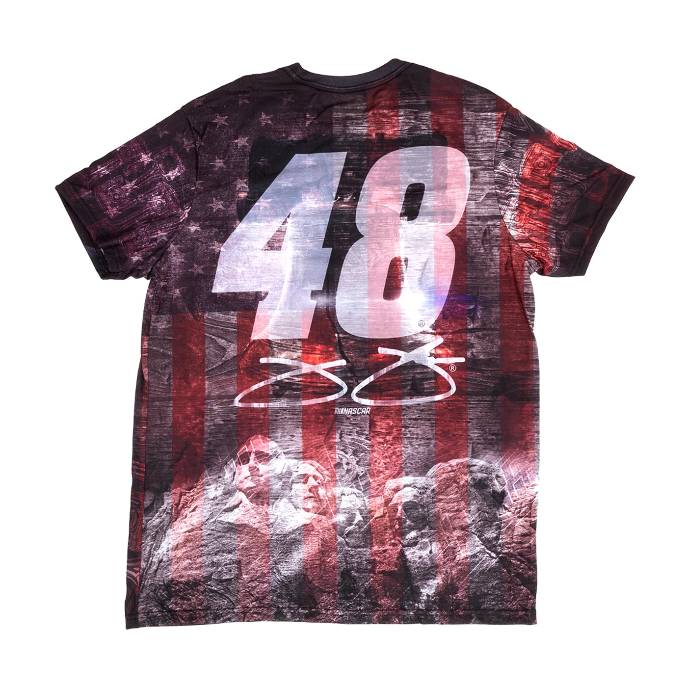 Jimmie Johnson 2018 #48 American Performance Total Print T-shirt