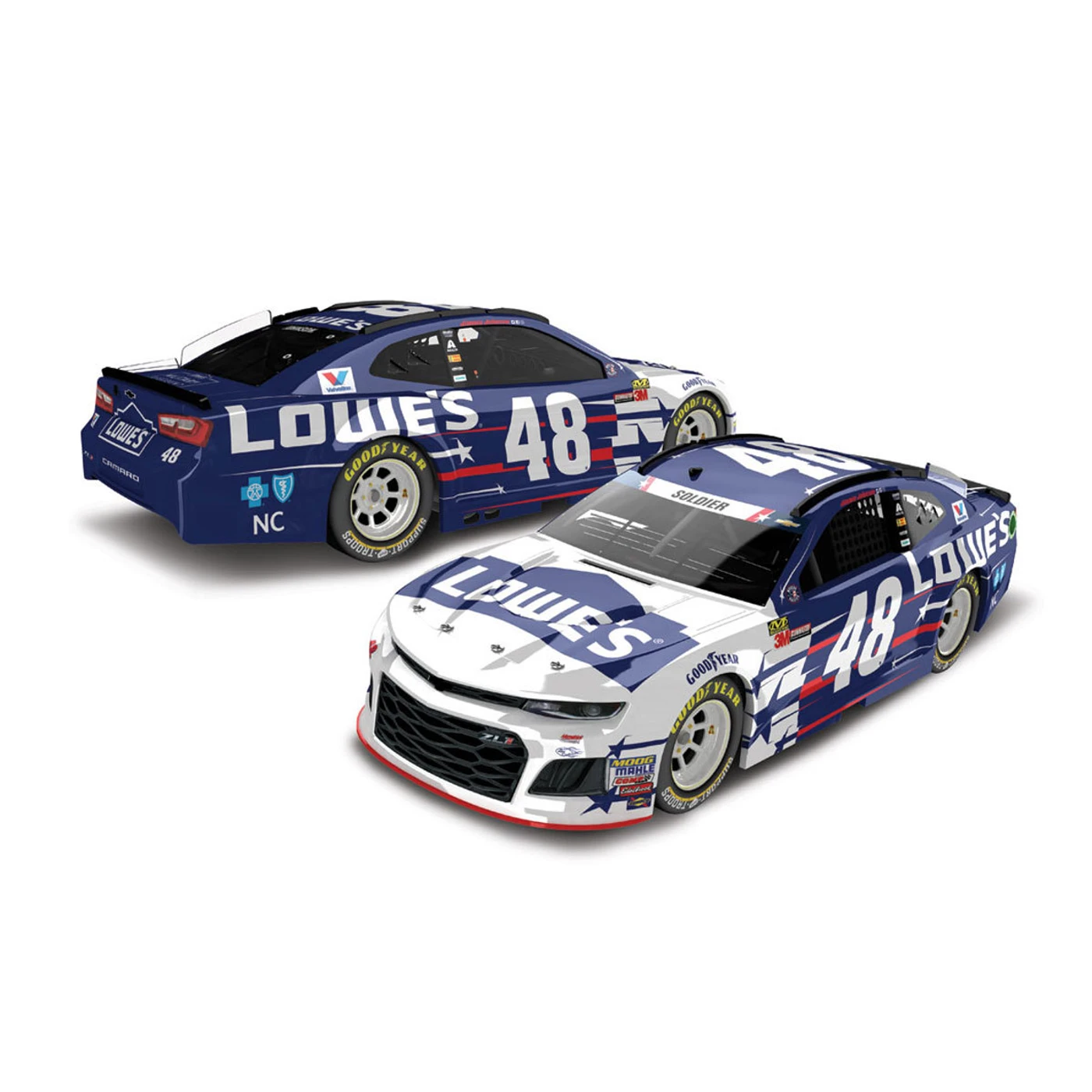 Jimmie Johnson 2018 NASCAR Patriotic HO 1:24 Die-Cast