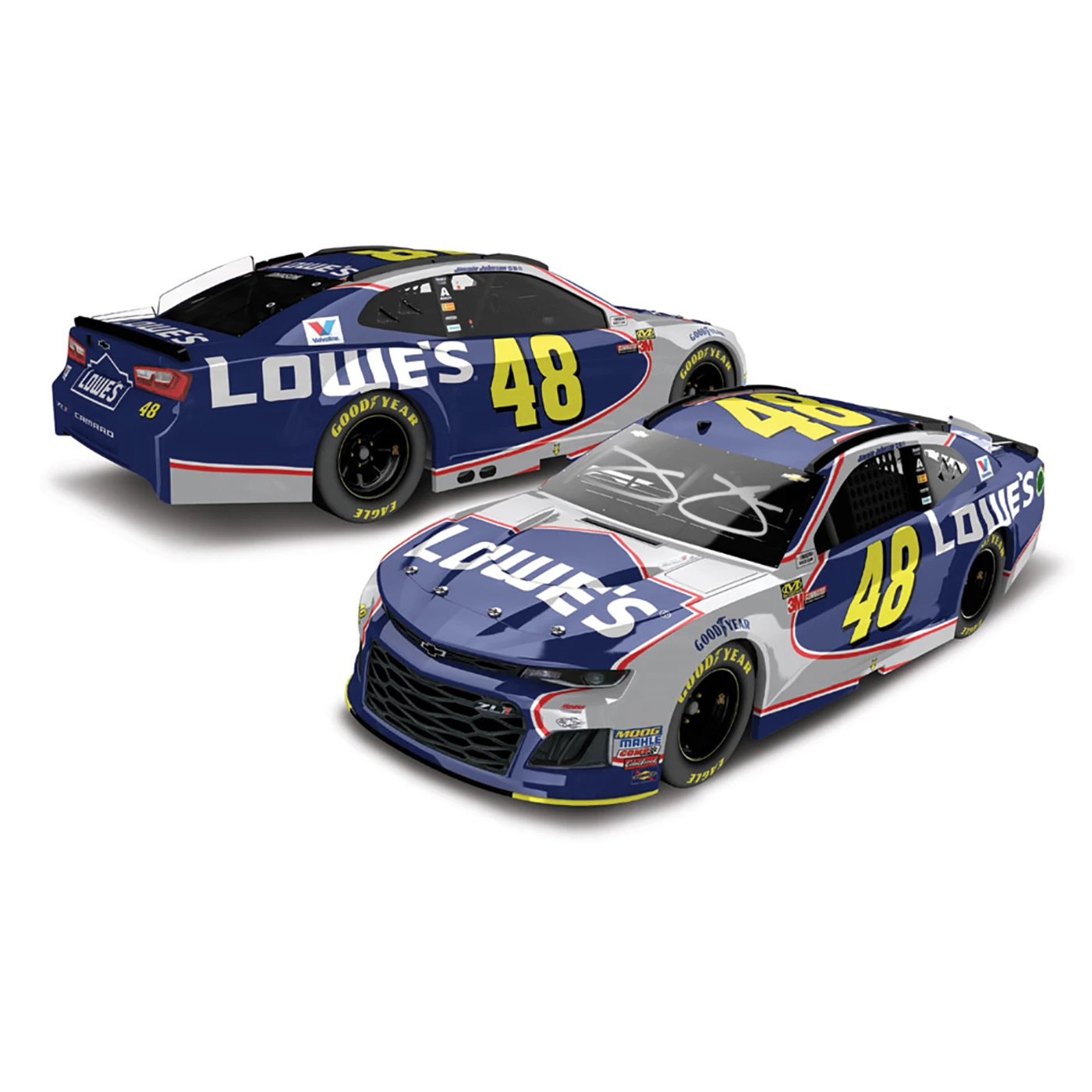 Autographed Jimmie Johnson 2018 NASCAR Lowe's Final Race in Homestead Elite 1:24 Die-Cast