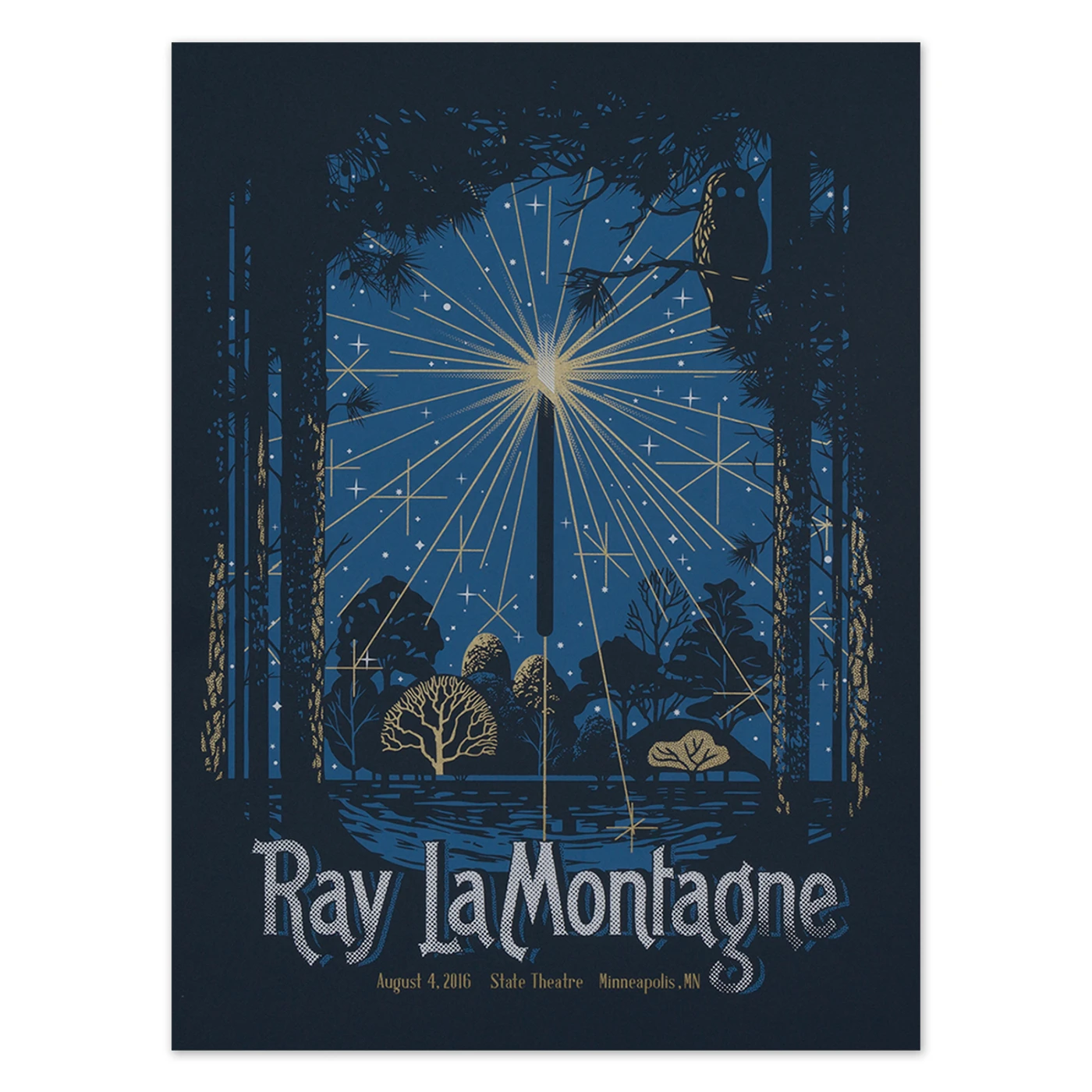 Ray LaMontagne The Ouroboros Tour 2016 - Minneapolis, MN Poster