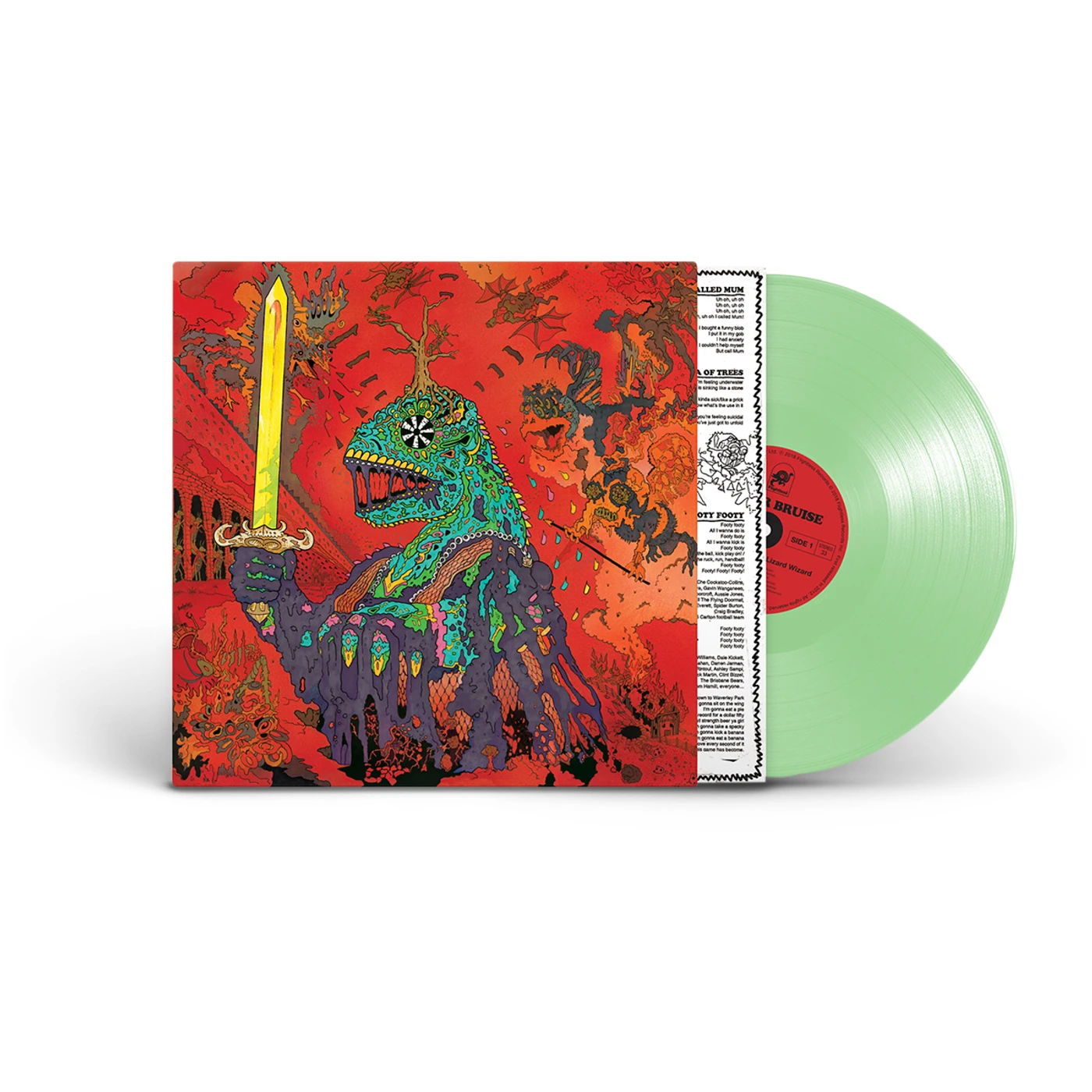 King Gizzard & The Lizard Wizard - "12 Bar Bruise" Doublemint Green Colored Vinyl