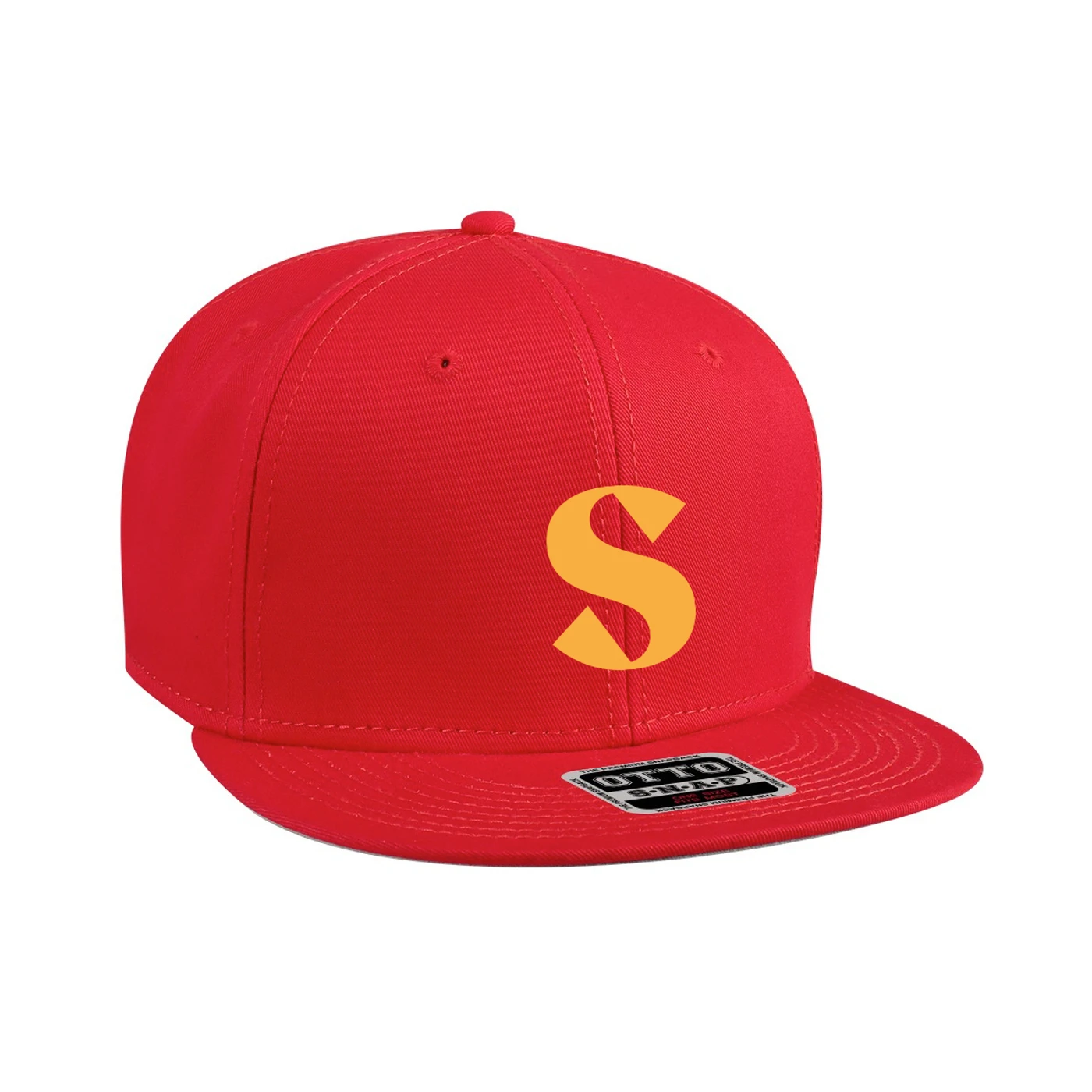 Sam Hunt Red Embroidered Flat Brim Hat