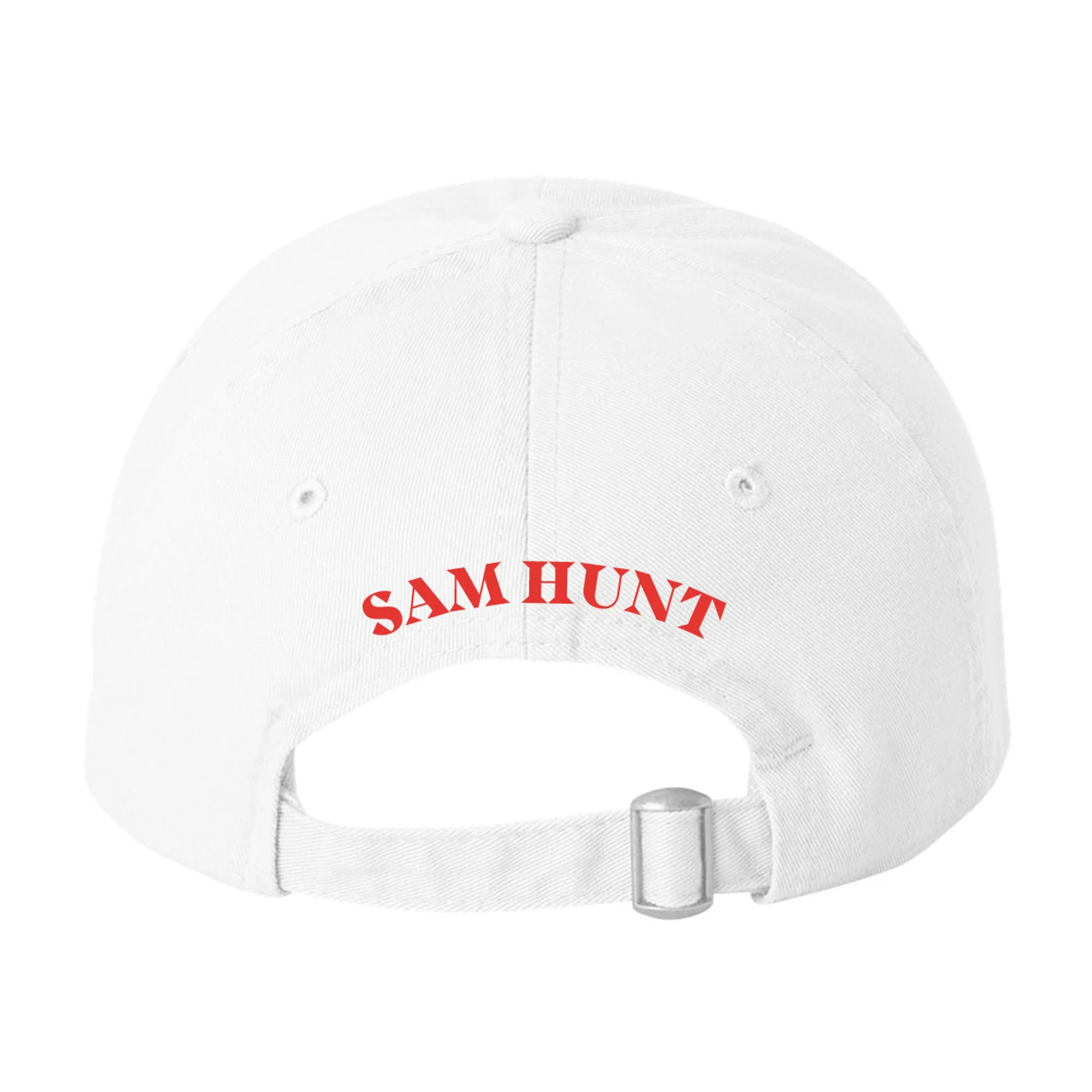 Sam Hunt White Embroidered Dad Hat