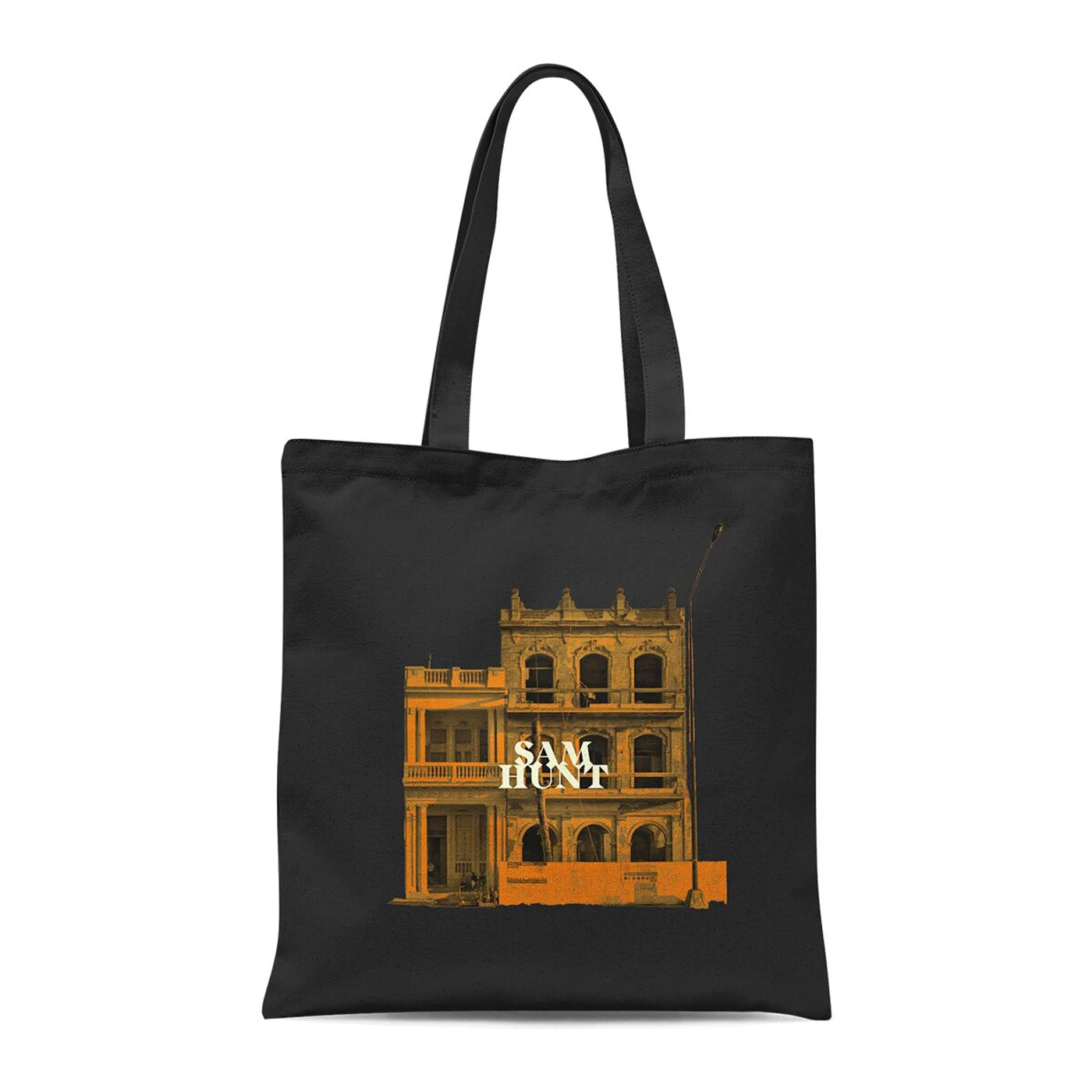Sam Hunt Downtown's Dead Black Tote Bag