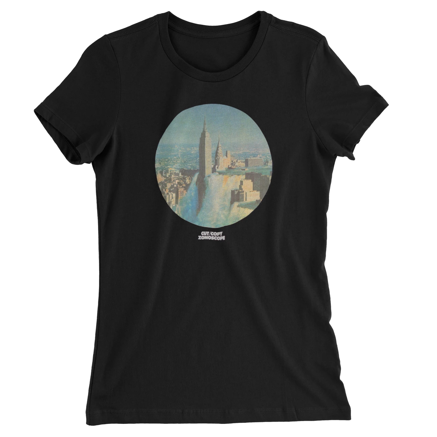 Cut Copy - Zonoscope Album Cover - 90s Baby Tee (Black)
