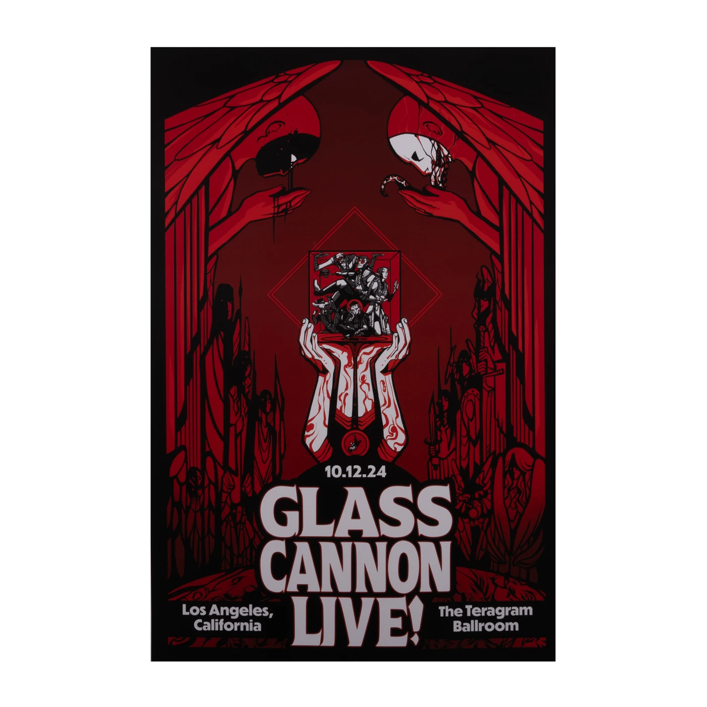 Glass Cannon Network The Teragram Ballroom, Los Angeles, CA, 10/12/24 Poster