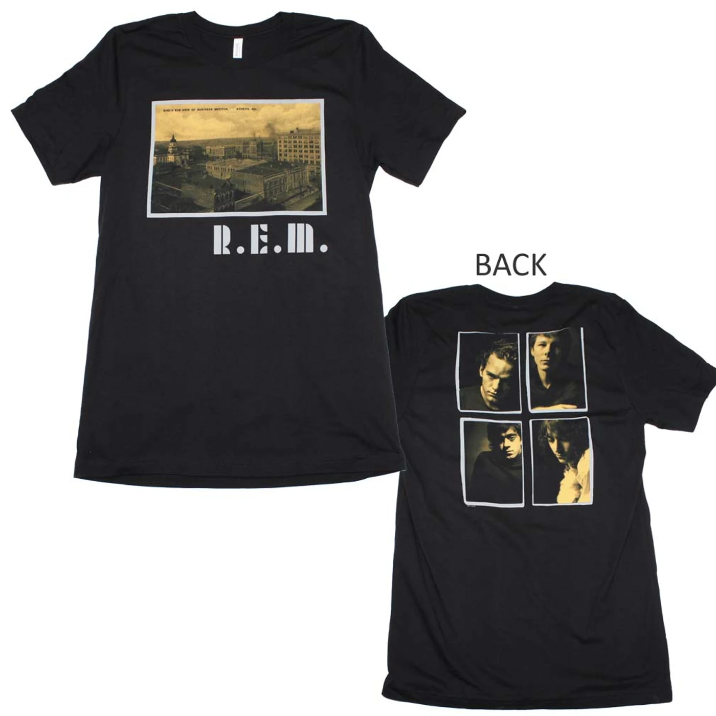 R.E.M. T Shirt | R.E.M. Athens Postcard T-Shirt