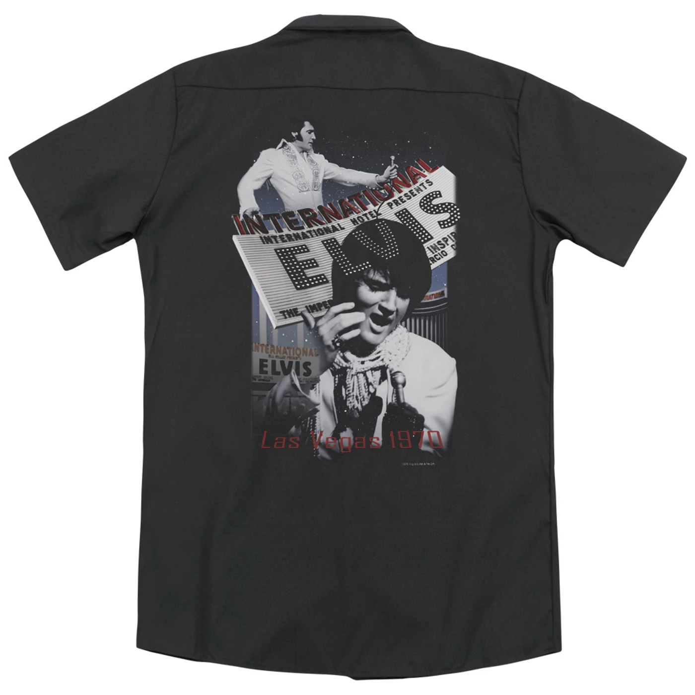 Elvis Presley INTERNATIONAL HOTEL (BACK PRINT)