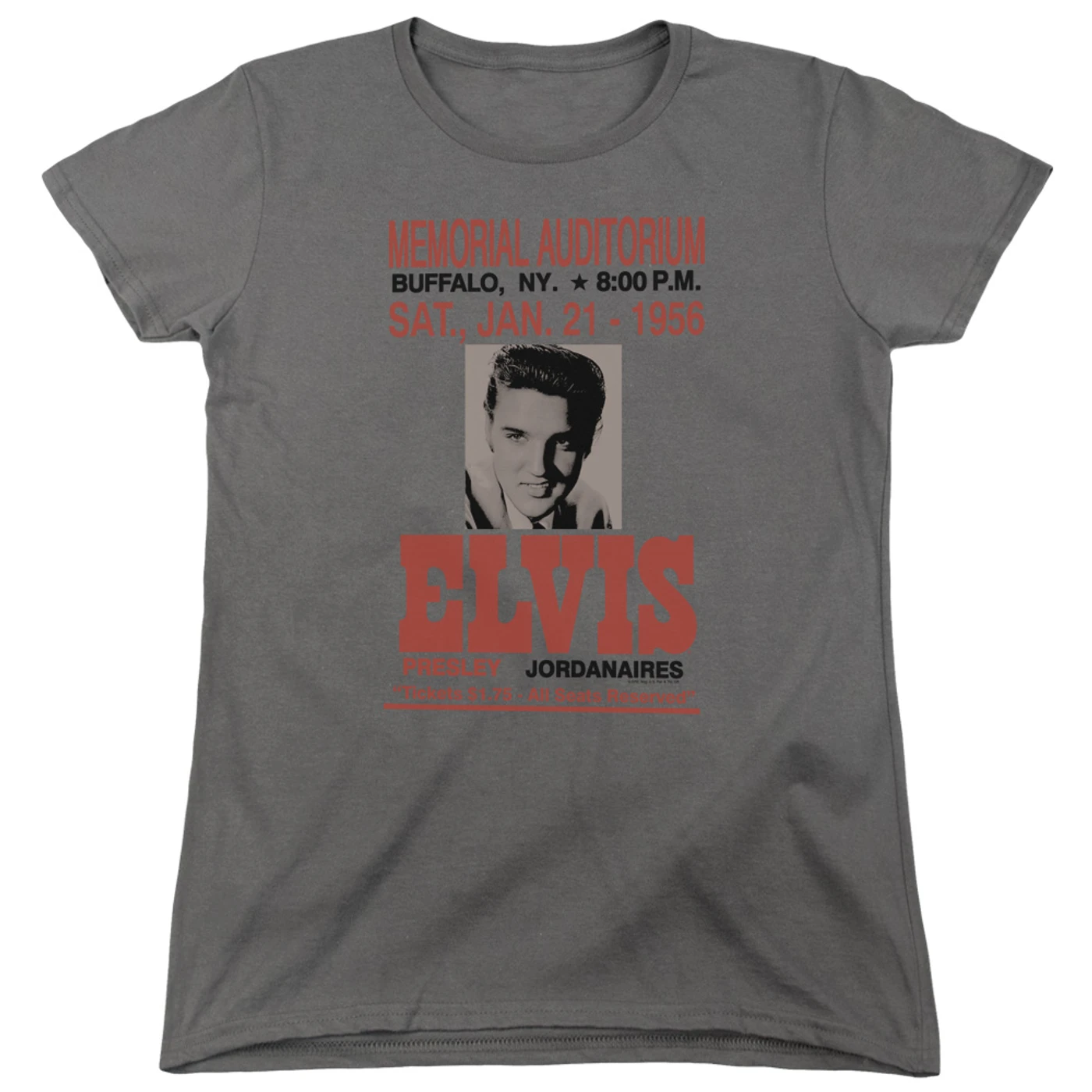 Elvis Presley Women's Shirt | BUFFALO 1956 Ladies Tee