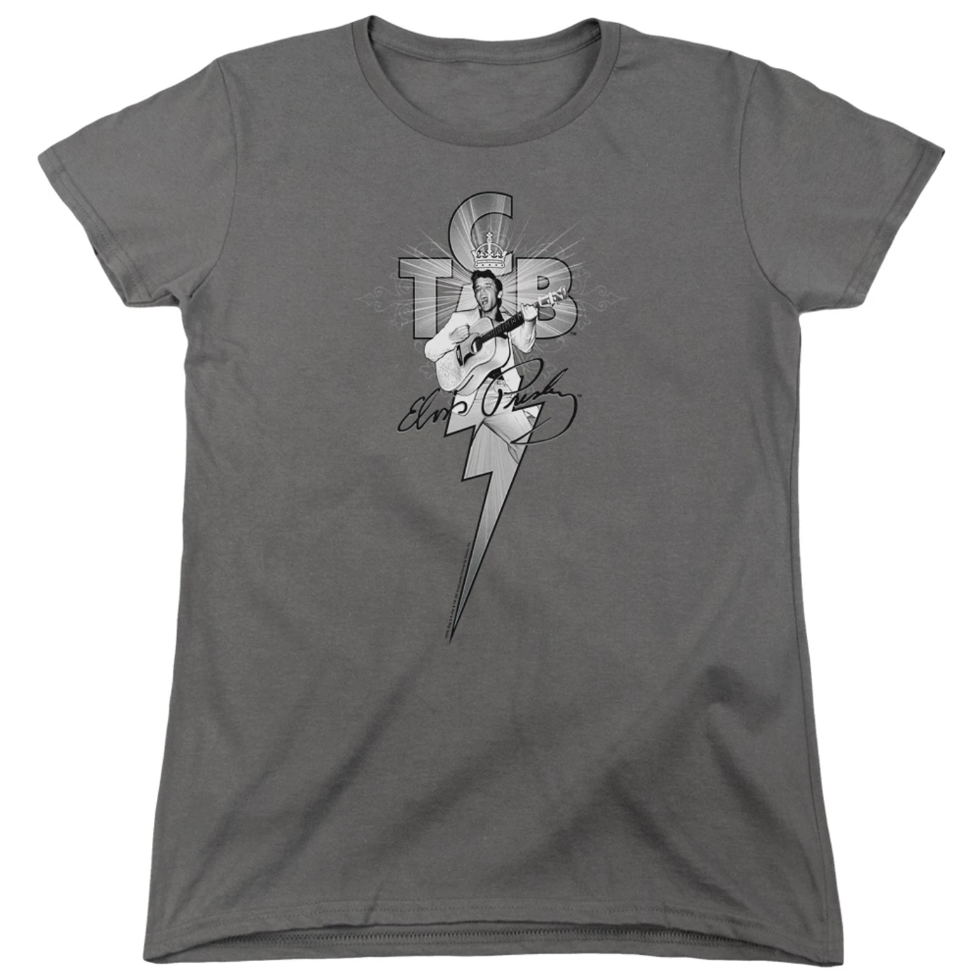 Elvis Presley Women's Shirt | TCB ORNATE Ladies Tee