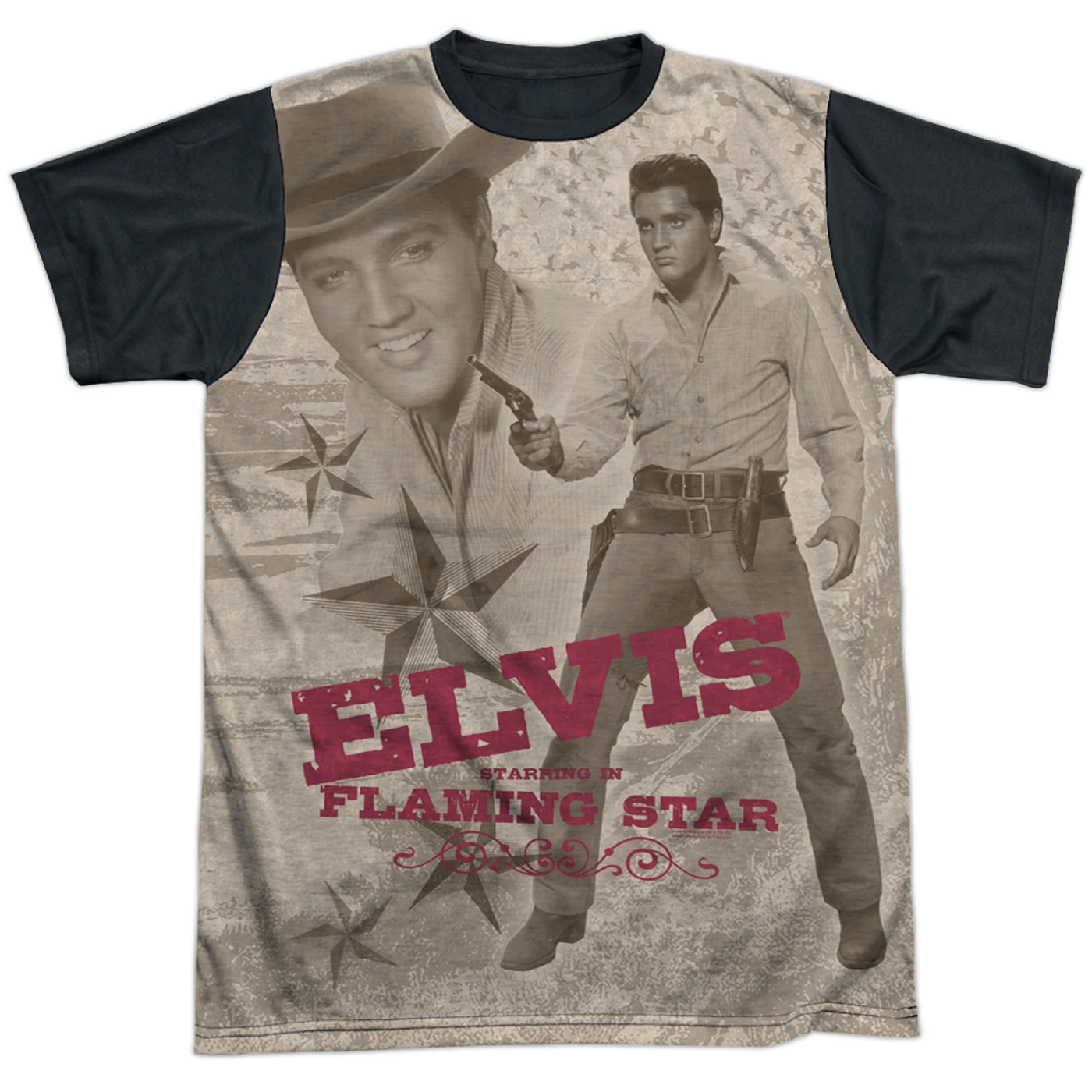 Elvis Presley Tee | FLAMING STAR Shirt