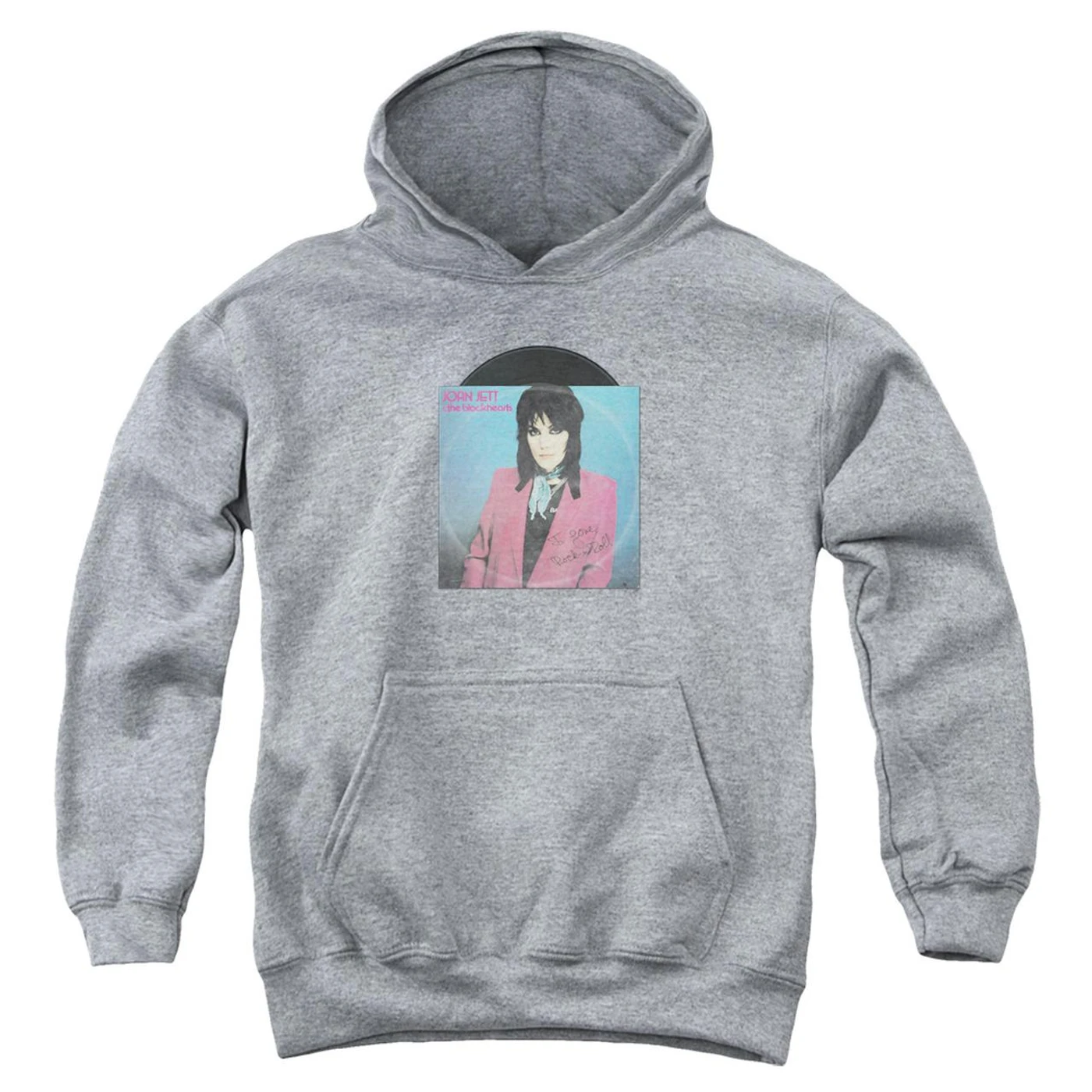 Joan Jett & the Blackhearts Youth Hoodie | ROCK N ROLL 45 Pull-Over Sweatshirt