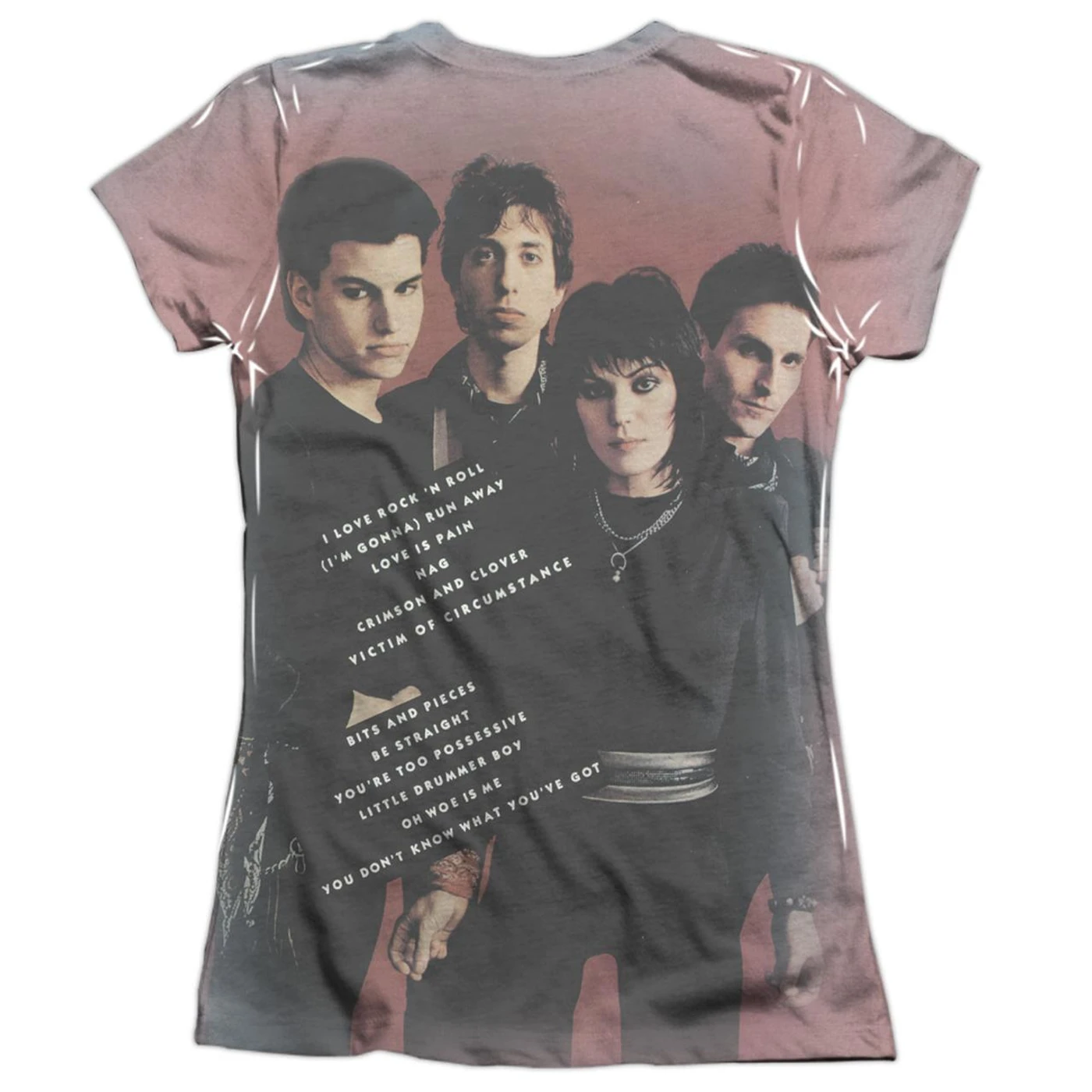 Joan Jett & the Blackhearts Junior's Shirt | I LOVE ROCK AND ROLL (FRONT/BACK PRINT) Junior's Tee