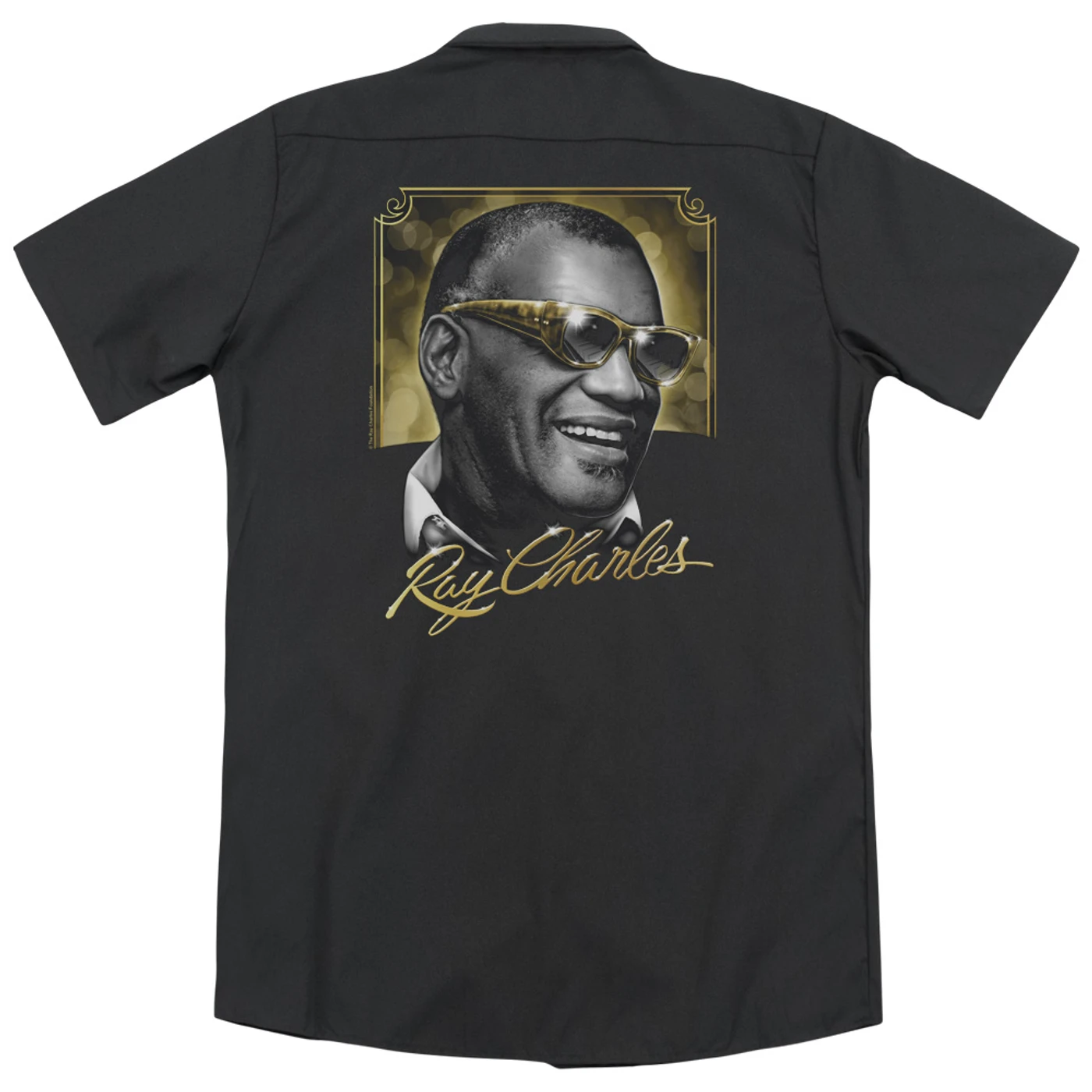 Ray Charles GOLDEN GLASSES (BACK PRINT)