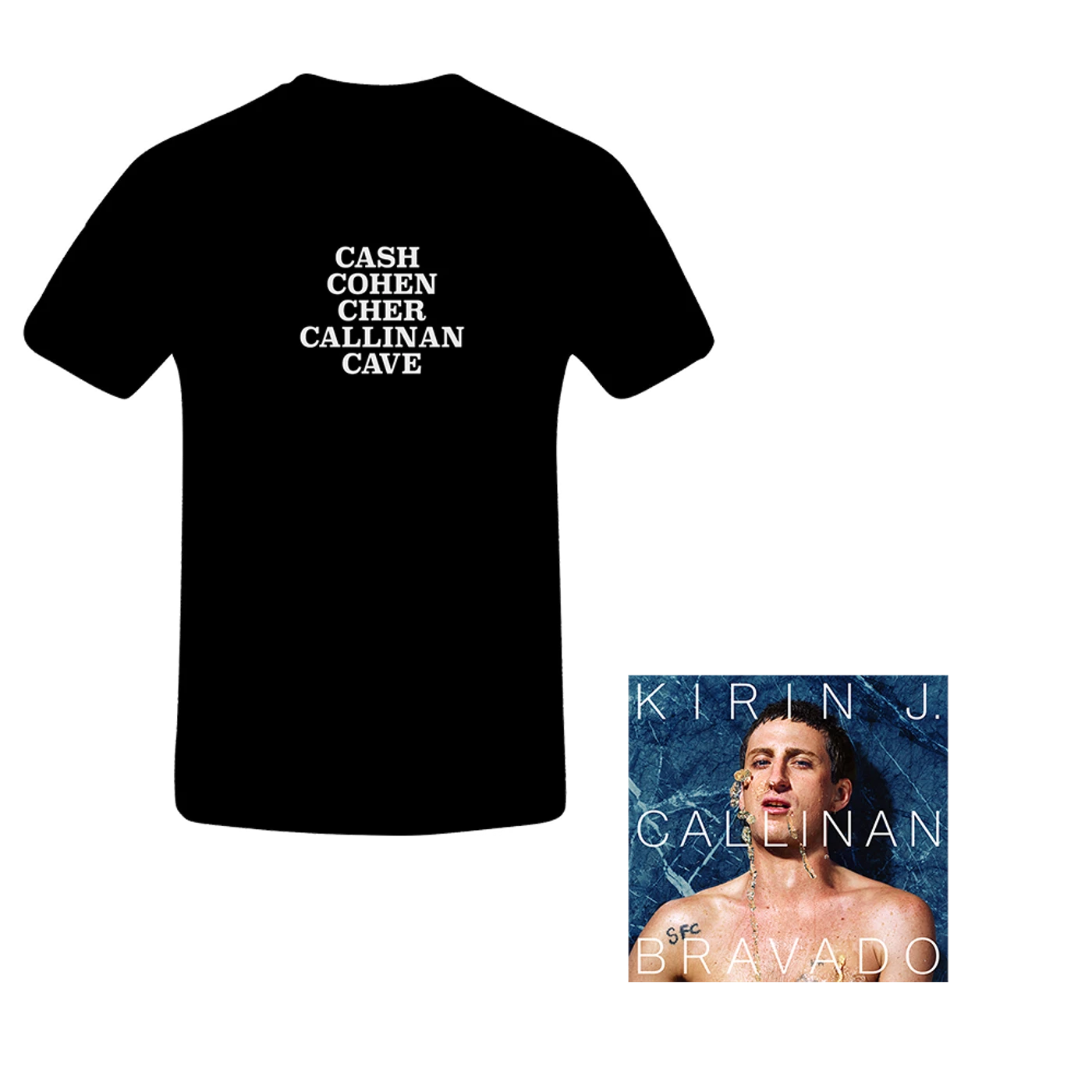 Terrible Records Kirin J. Callinan 'Bravado' Digital Album + T-Shirt