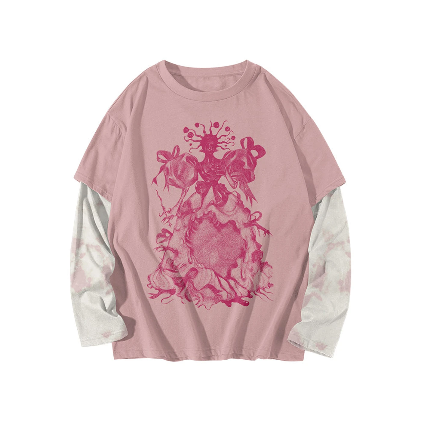 Melanie Martinez Strawberry Shortcake 2 in 1 Long Sleeve T-Shirt