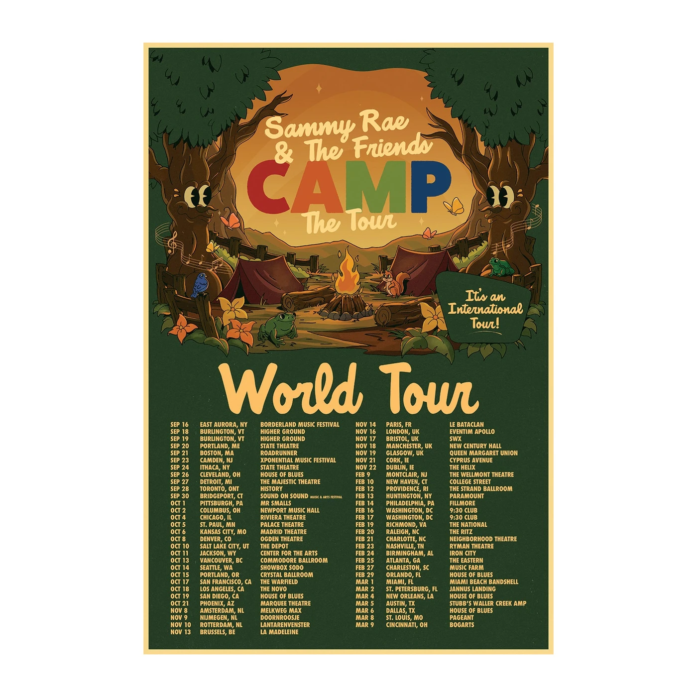 Sammy Rae - 2023 Camp Tour Poster