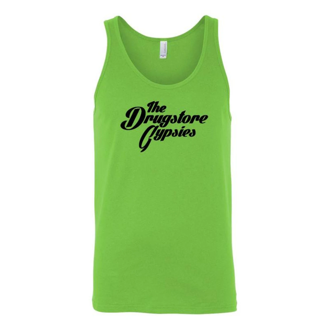 The Drugstore Gypsies - Unisex Logo Tank (Lime)