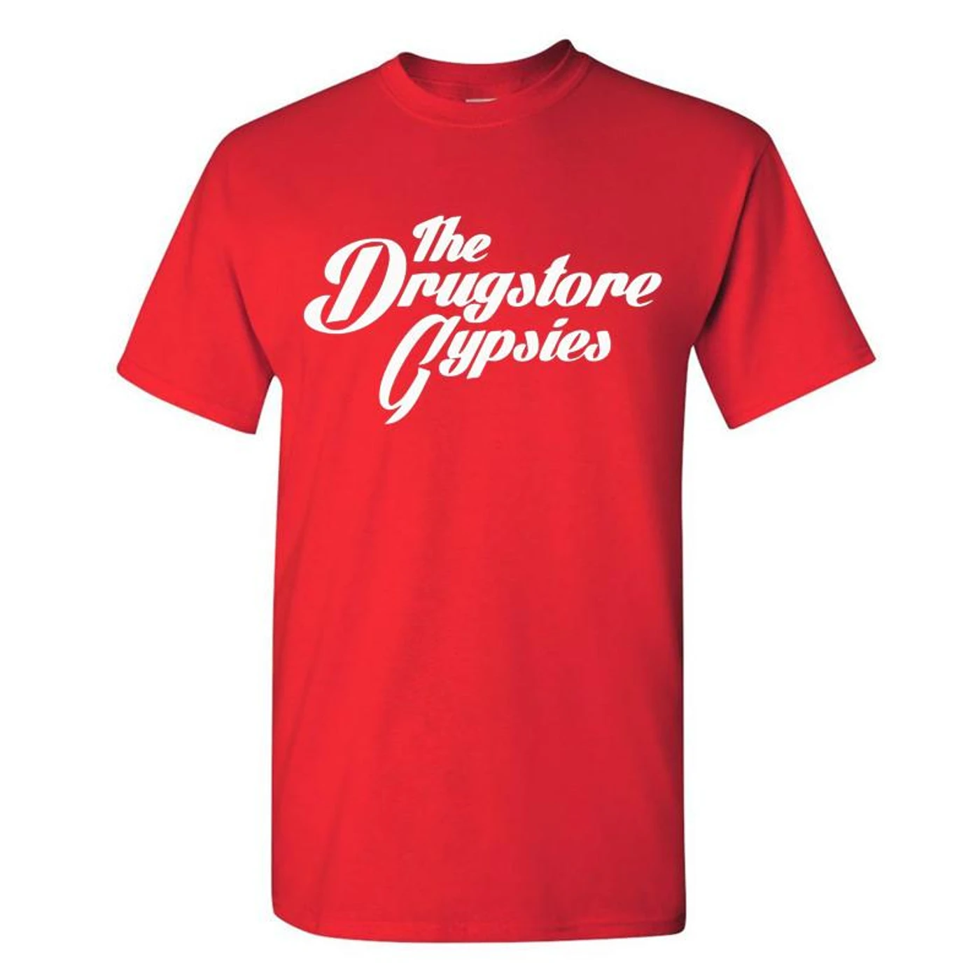 The Drugstore Gypsies - Unisex Logo Tee (Red)
