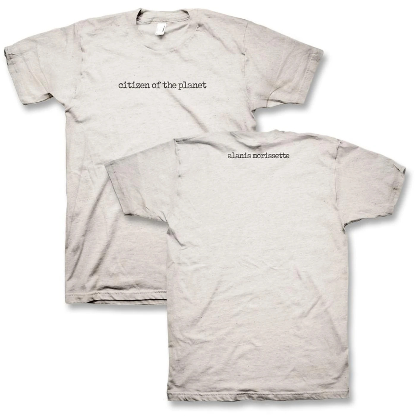 Alanis Morissette Citizen of the Planet T-Shirt (Cream)