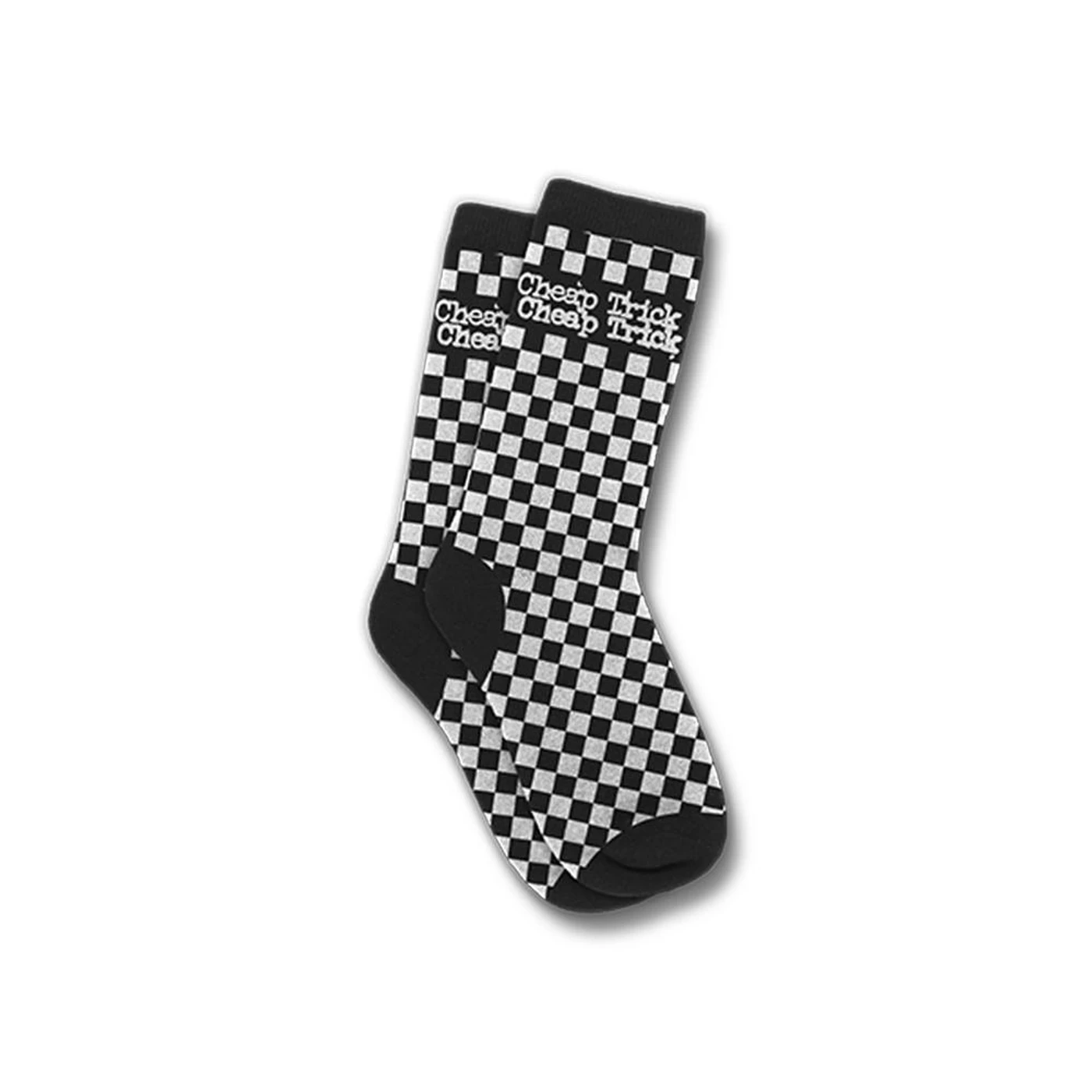 Cheap Trick Checkered Logo Socks