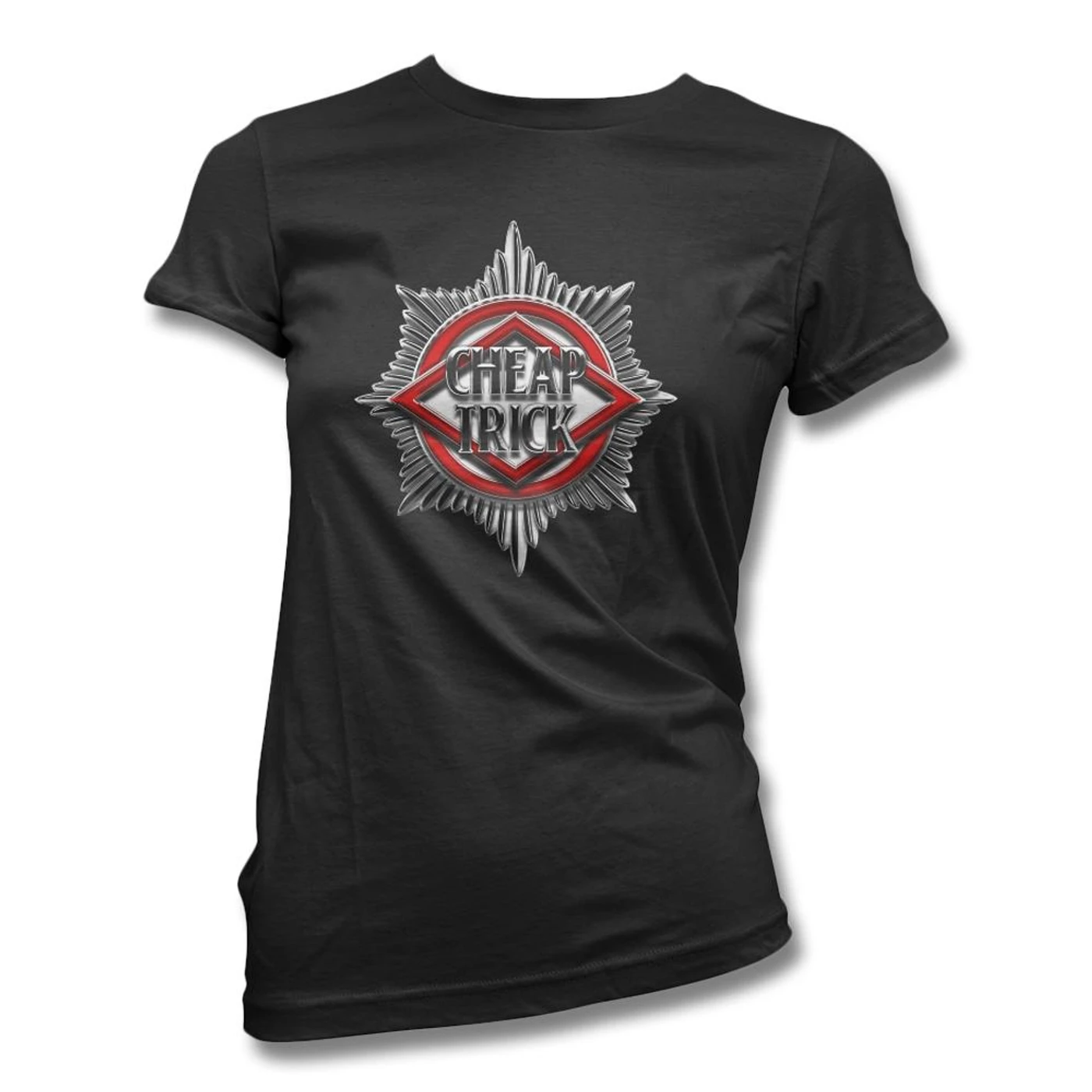 Cheap Trick Badge Women's T-Shirt - Black