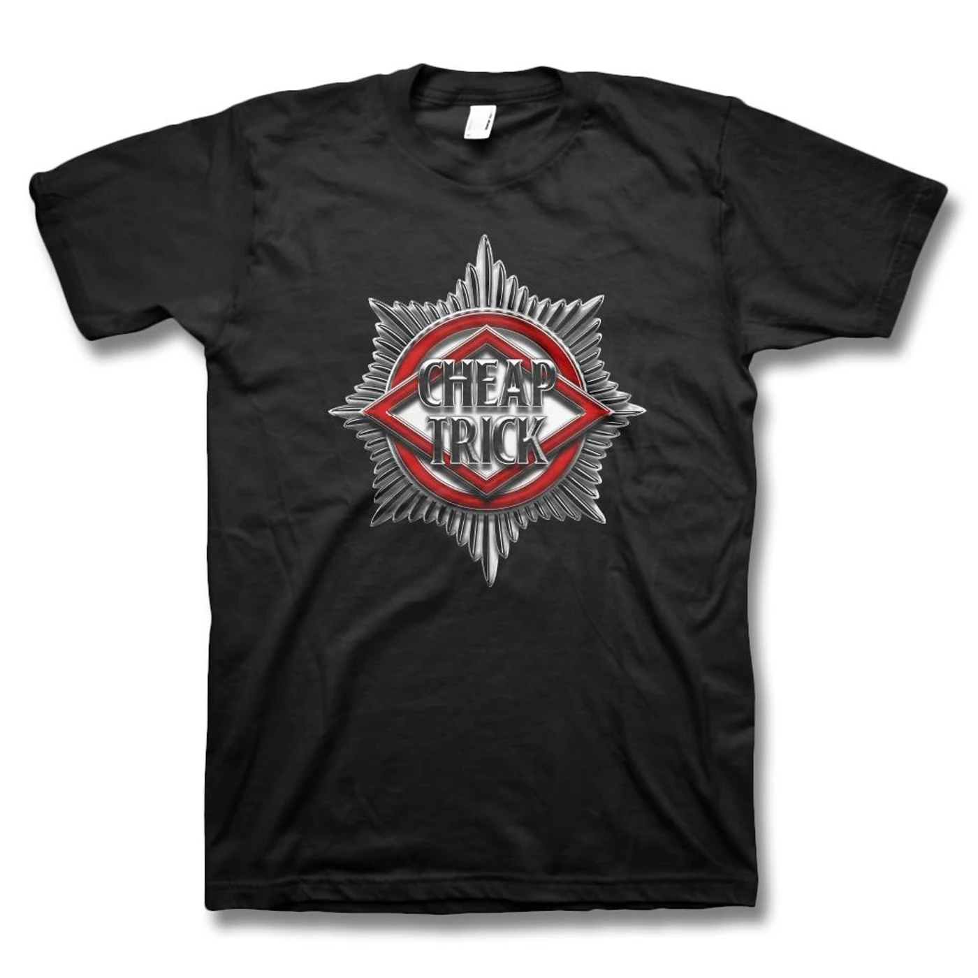 Cheap Trick Badge Men's T-Shirt - Black