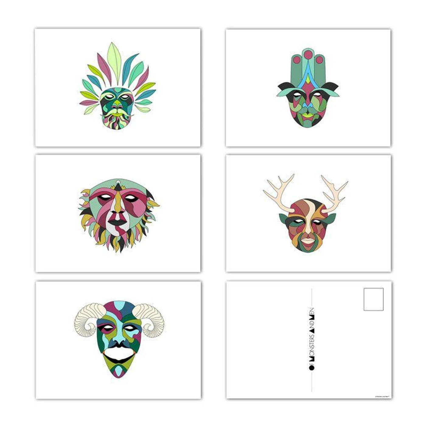 Of Monsters and Men OMAM Postcard Pack