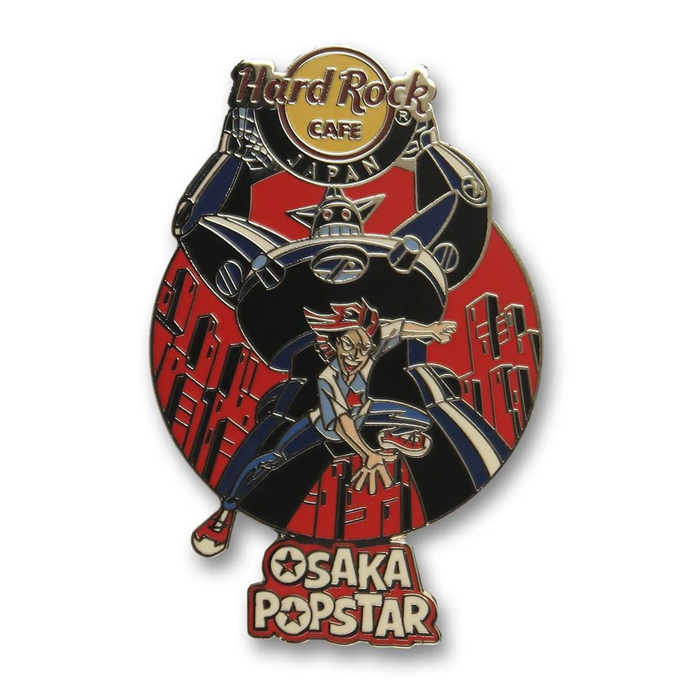Osaka Popstar Robot Hard Rock Cafe Pin