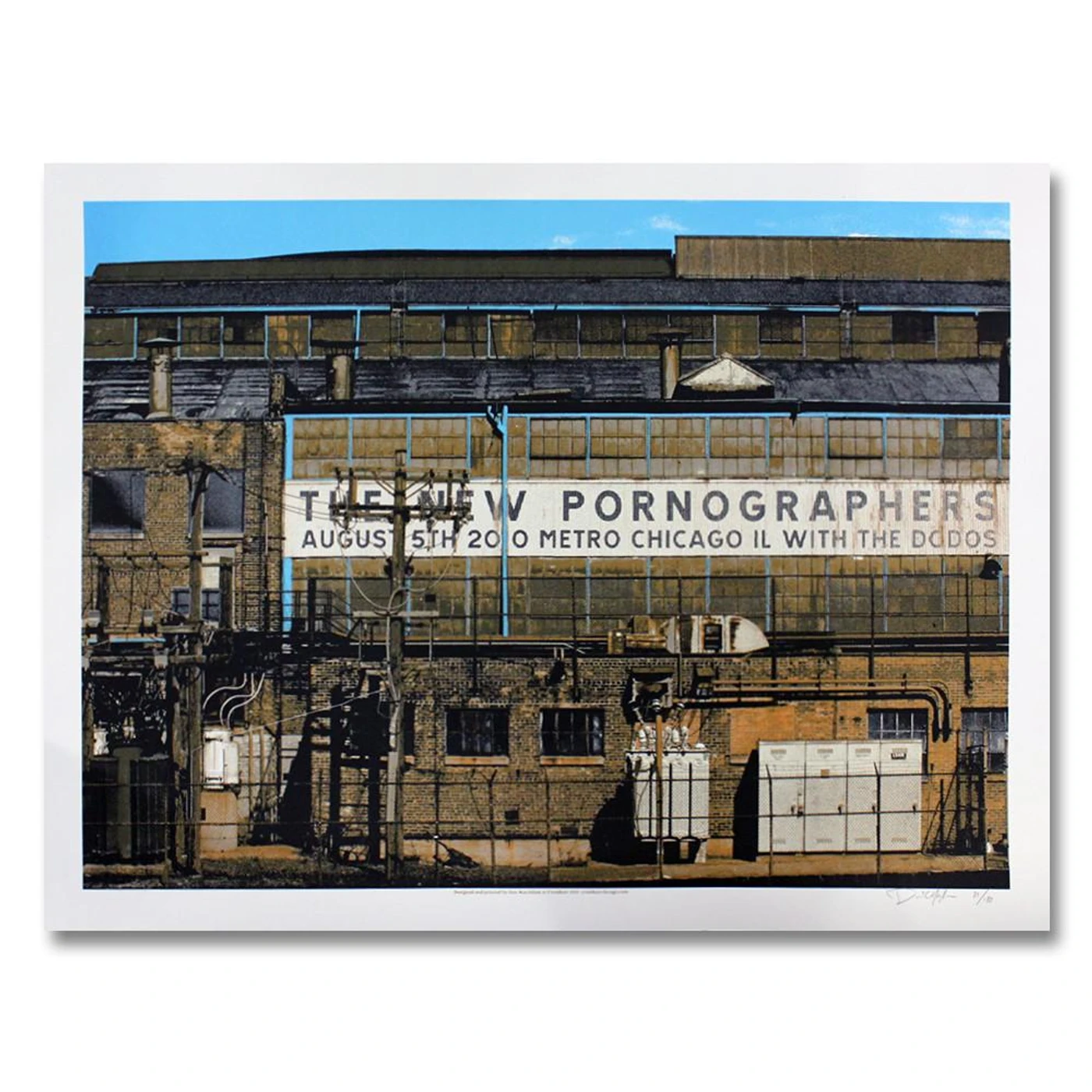 The New Pornographers Metro Chicago, IL 8/5/10 Poster
