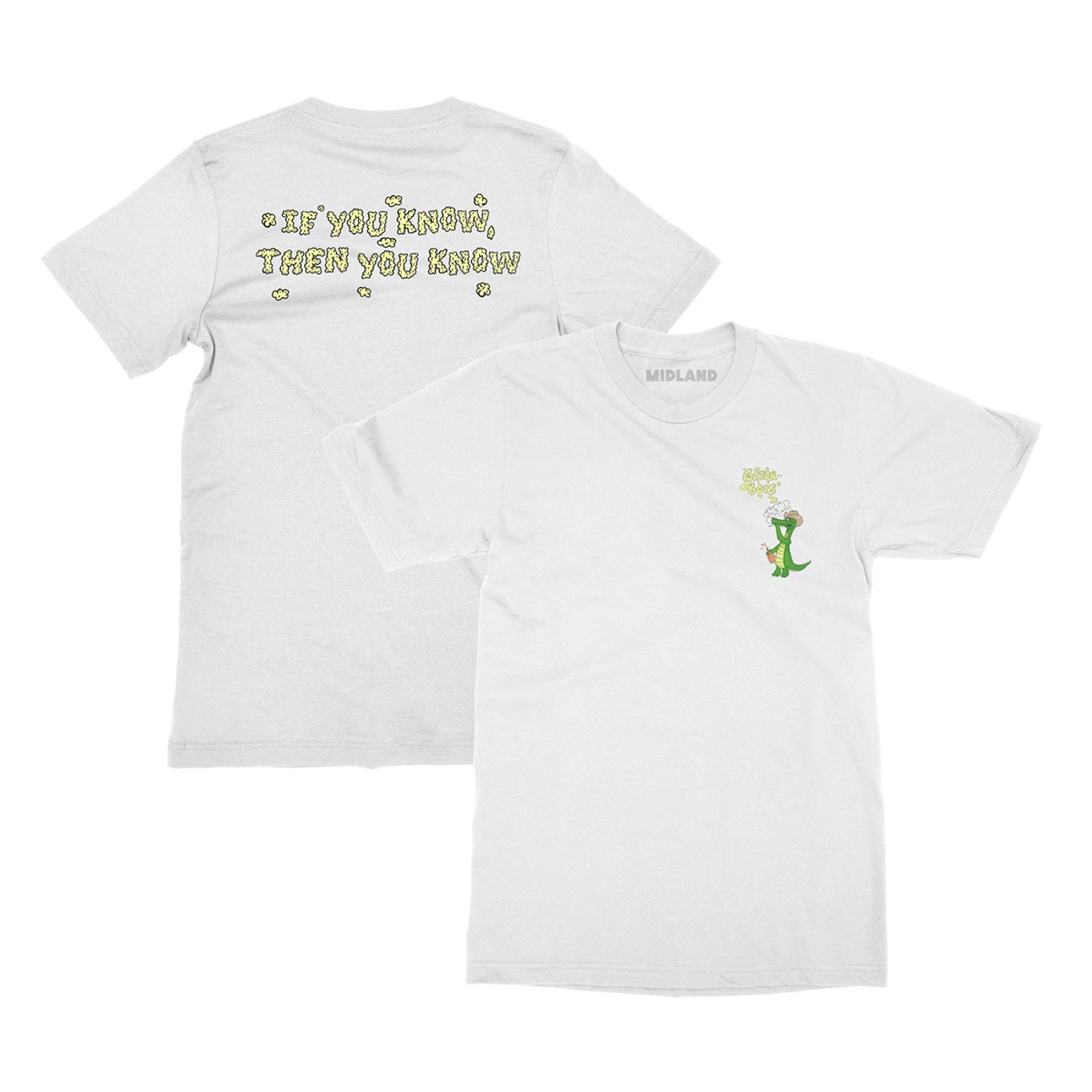 Midland Gator Boys White T-Shirt