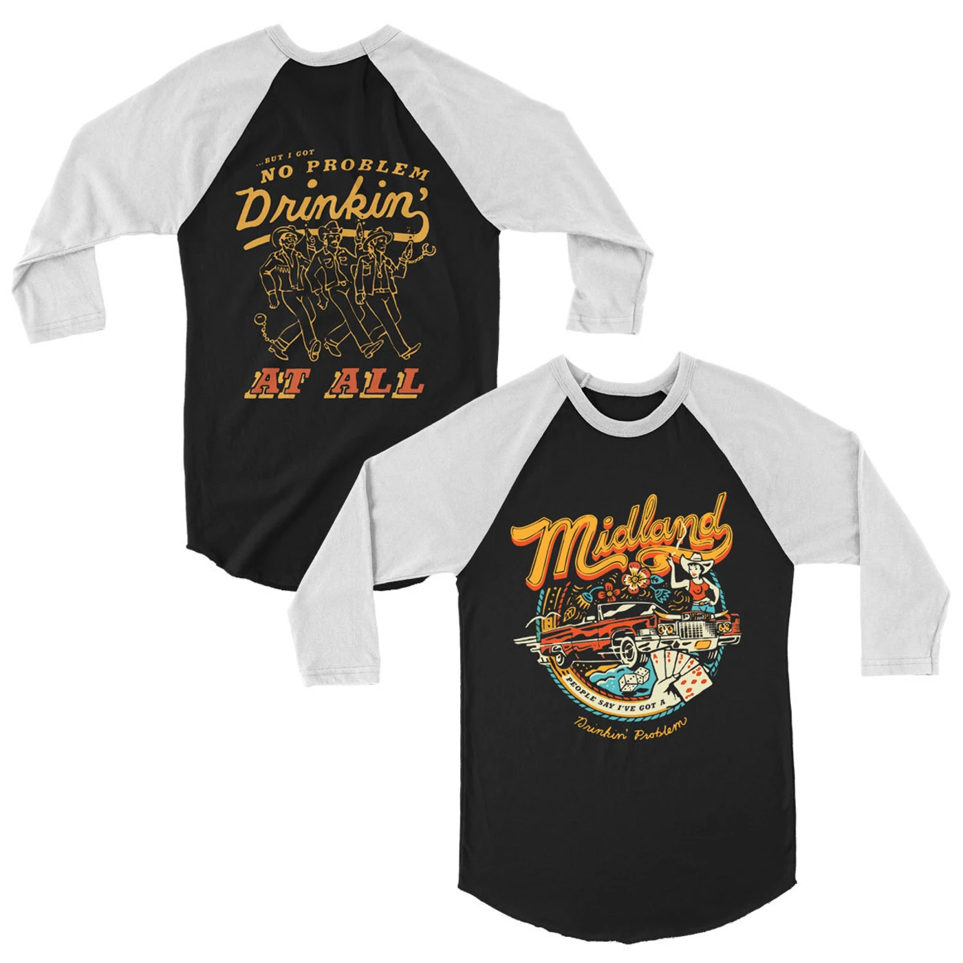 Midland Drinkin' Problem Raglan