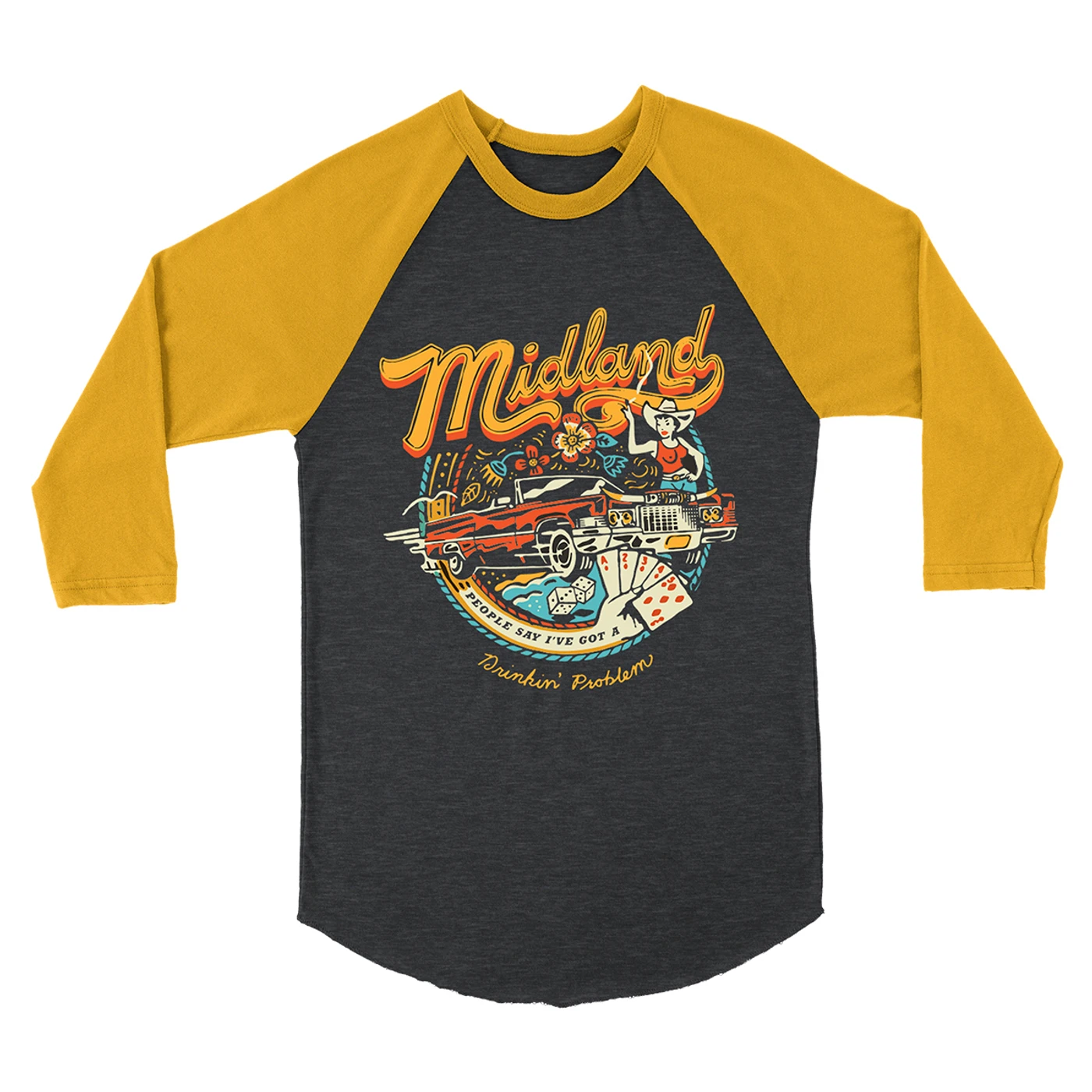 Midland Drinkin' Problem Raglan