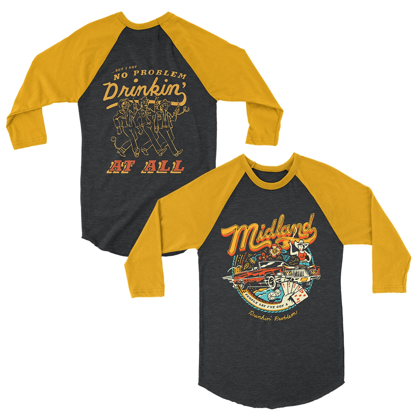 Midland Drinkin' Problem Raglan