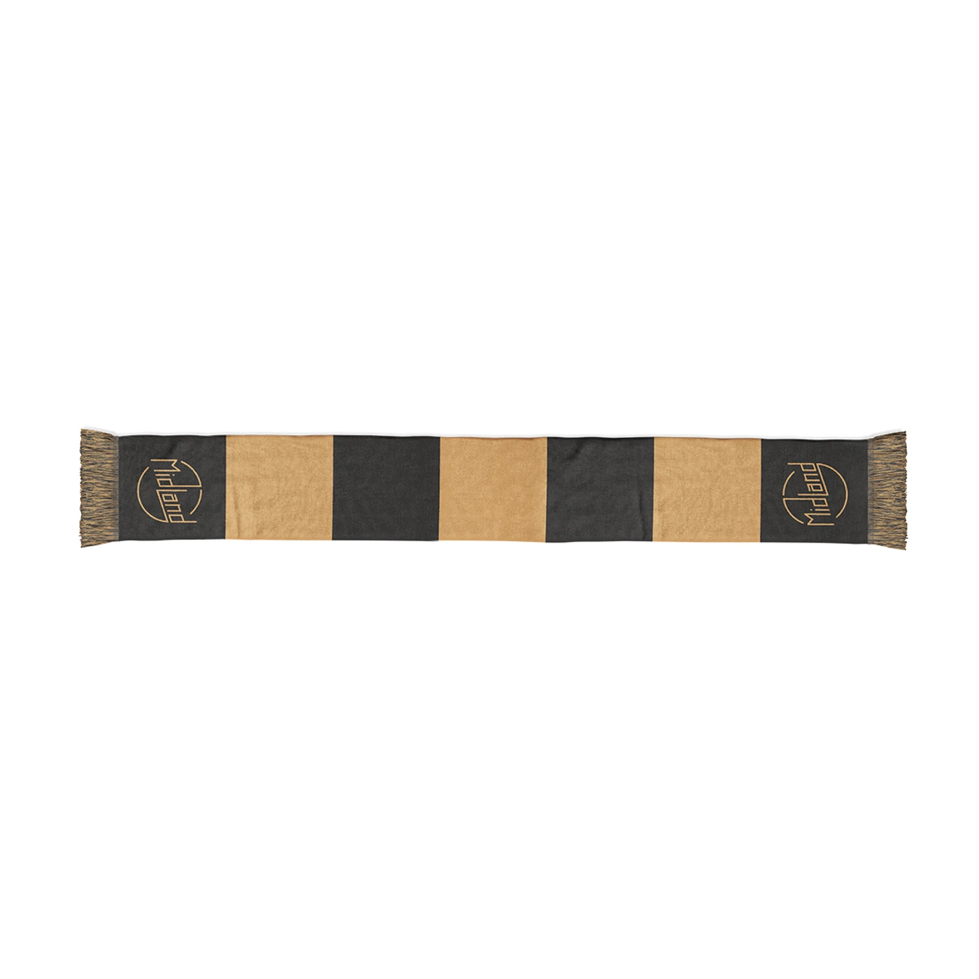 Midland Striped Fringe Scarf
