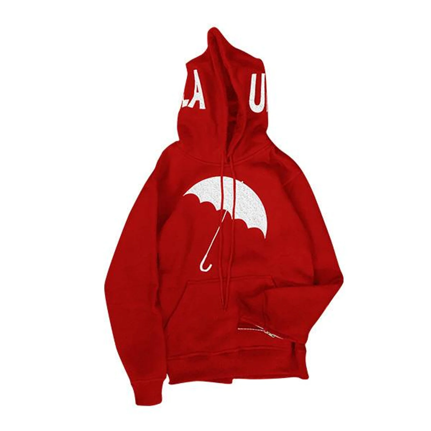 Tory Lanez UMBRELLA CHENILLE EMBROIDERED HOODIE (RED)
