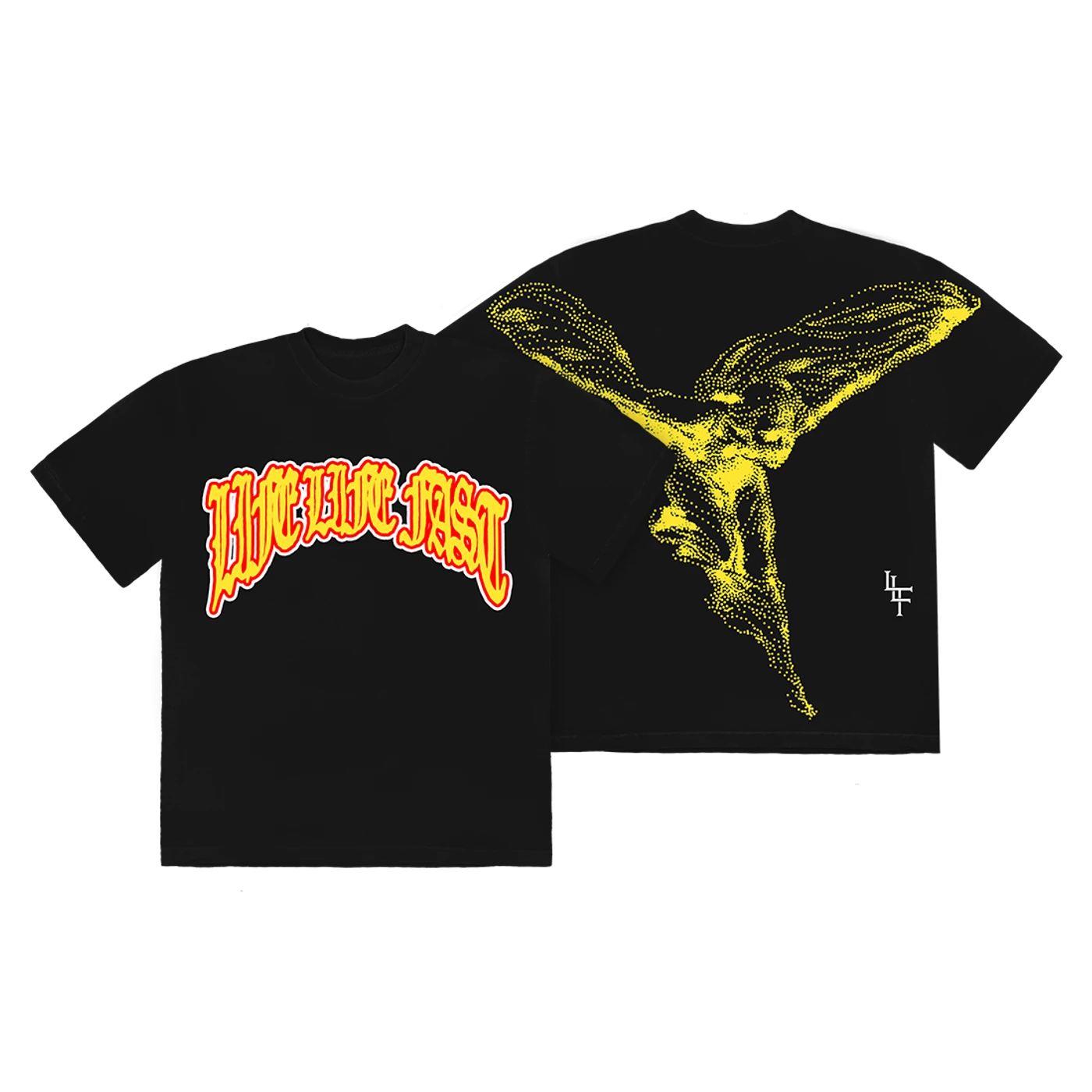 Roddy Ricch Live Life Fast Angel T-Shirt
