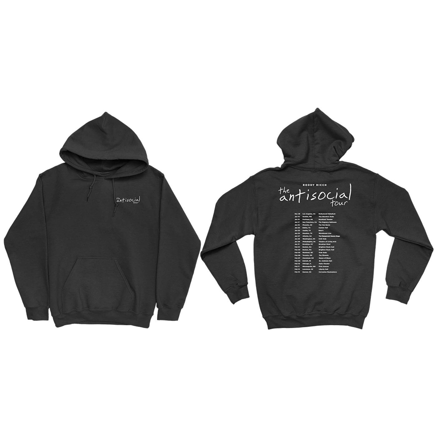 Roddy Ricch Antisocial Tour Hoodie