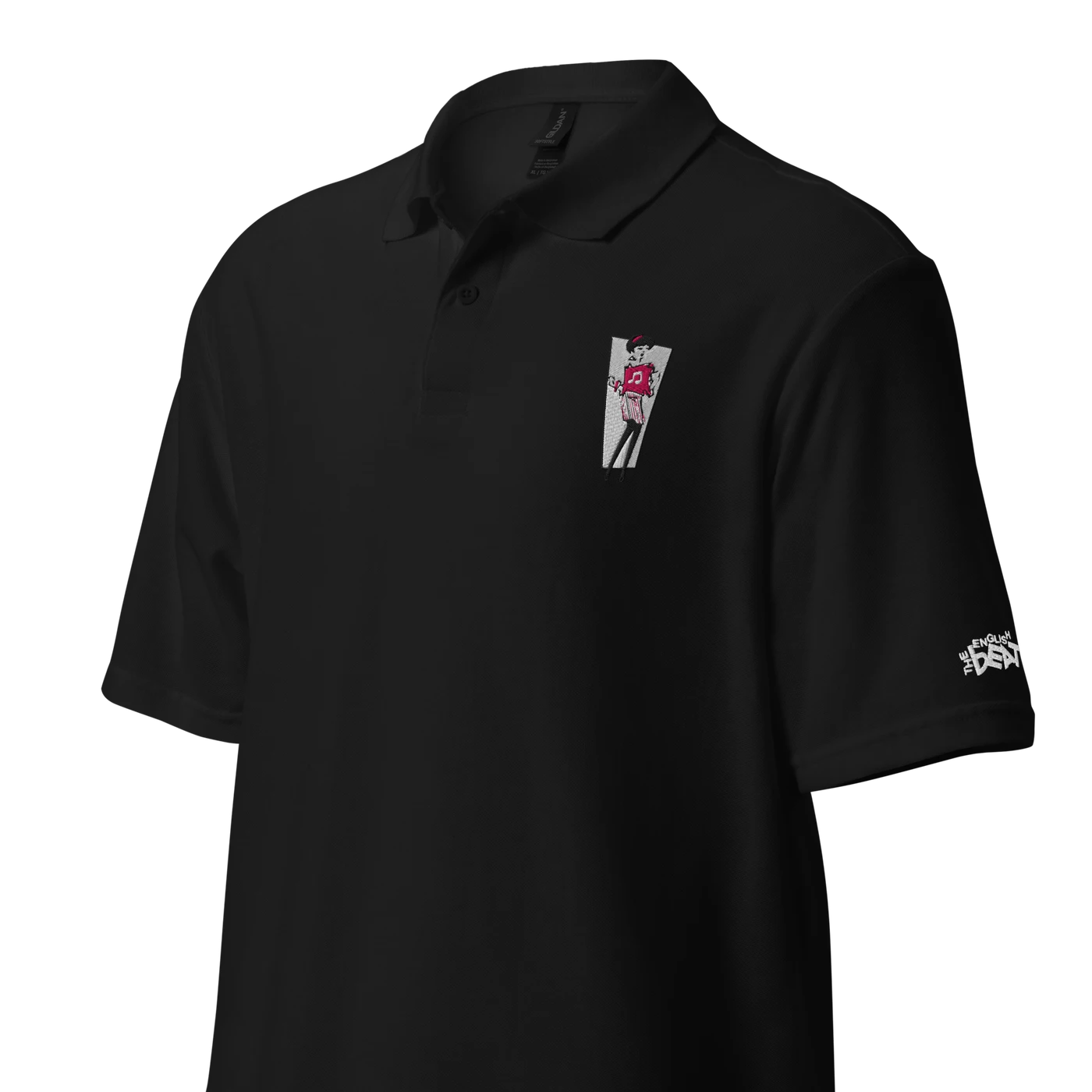 The English Beat Beat Girl Embroidered Polo