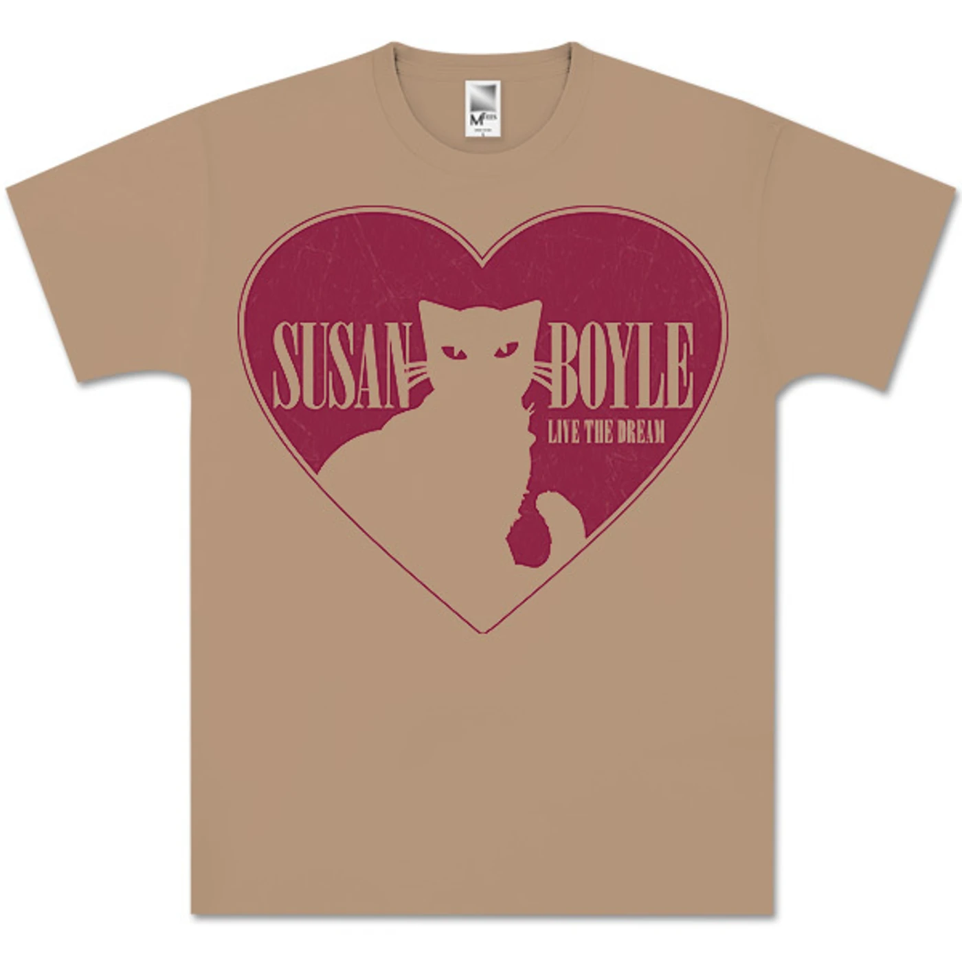 Susan Boyle Cat Heart T-Shirt