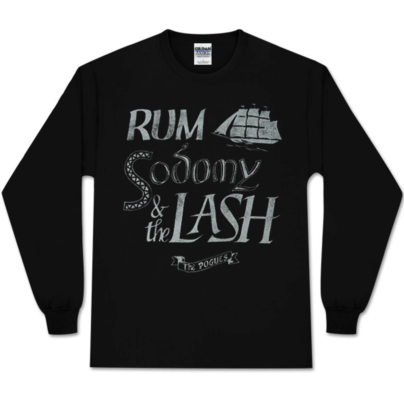 The Pogues Black Rum Long Sleeve T-Shirt
