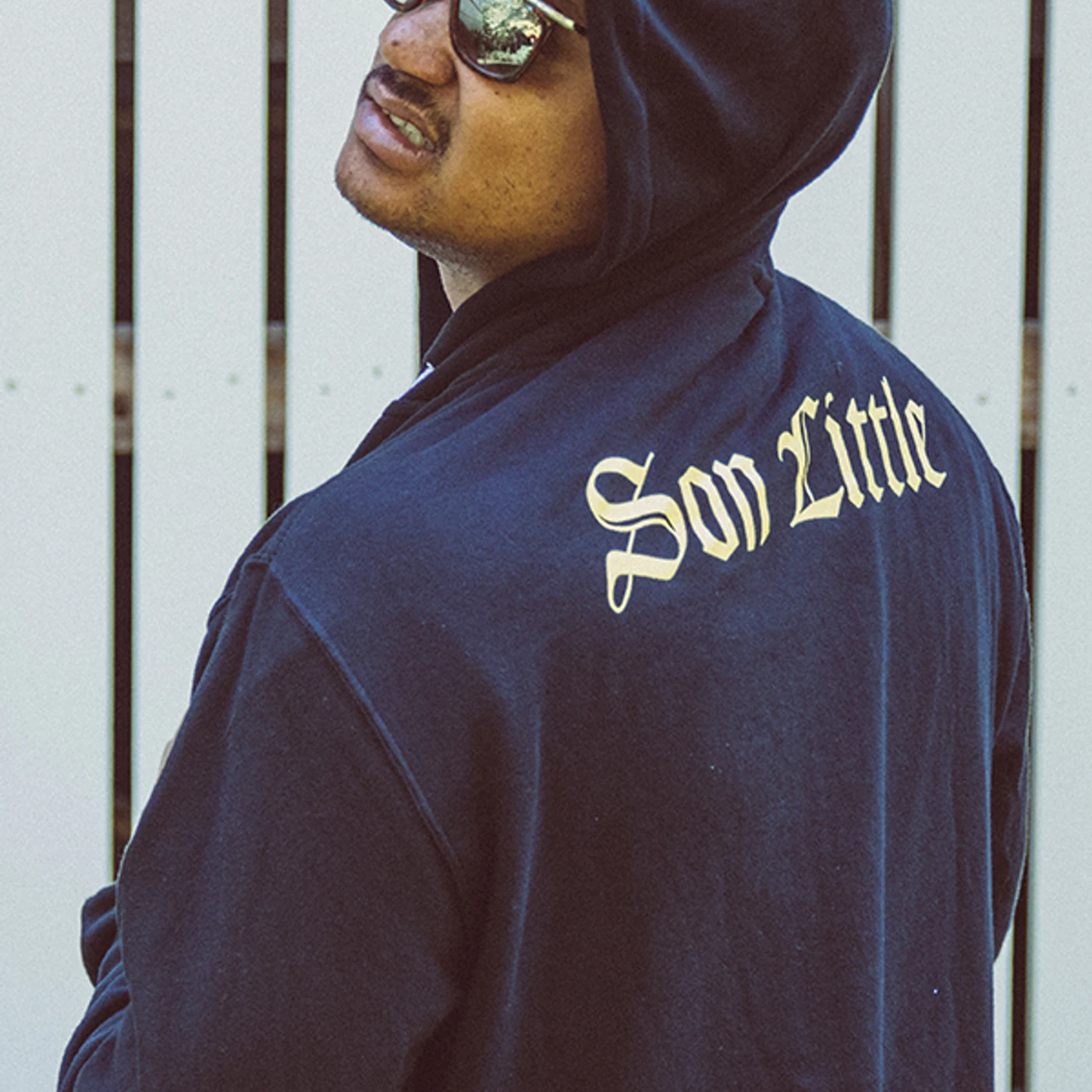 Son Little Old English Zip Hoodie (Black)