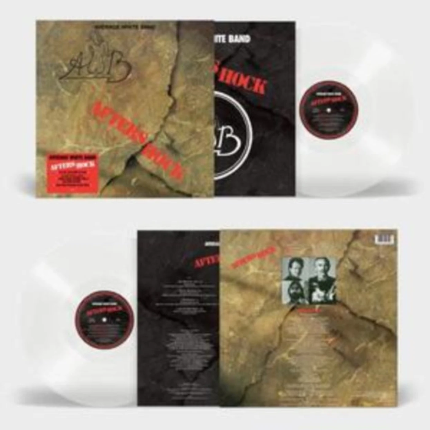 Average White Band LP Vinyl Record - Aftershock (Clear Vinyl)