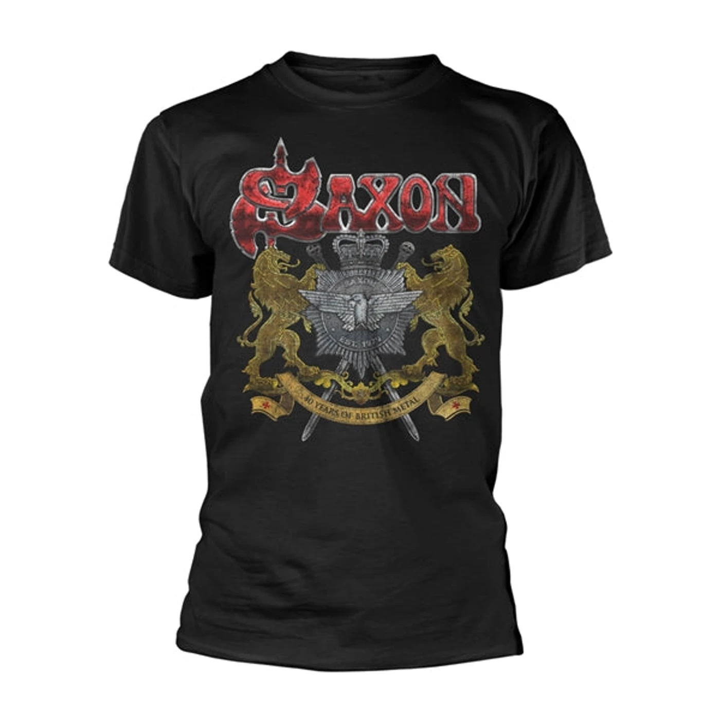 Saxon T-Shirt - 40 Years