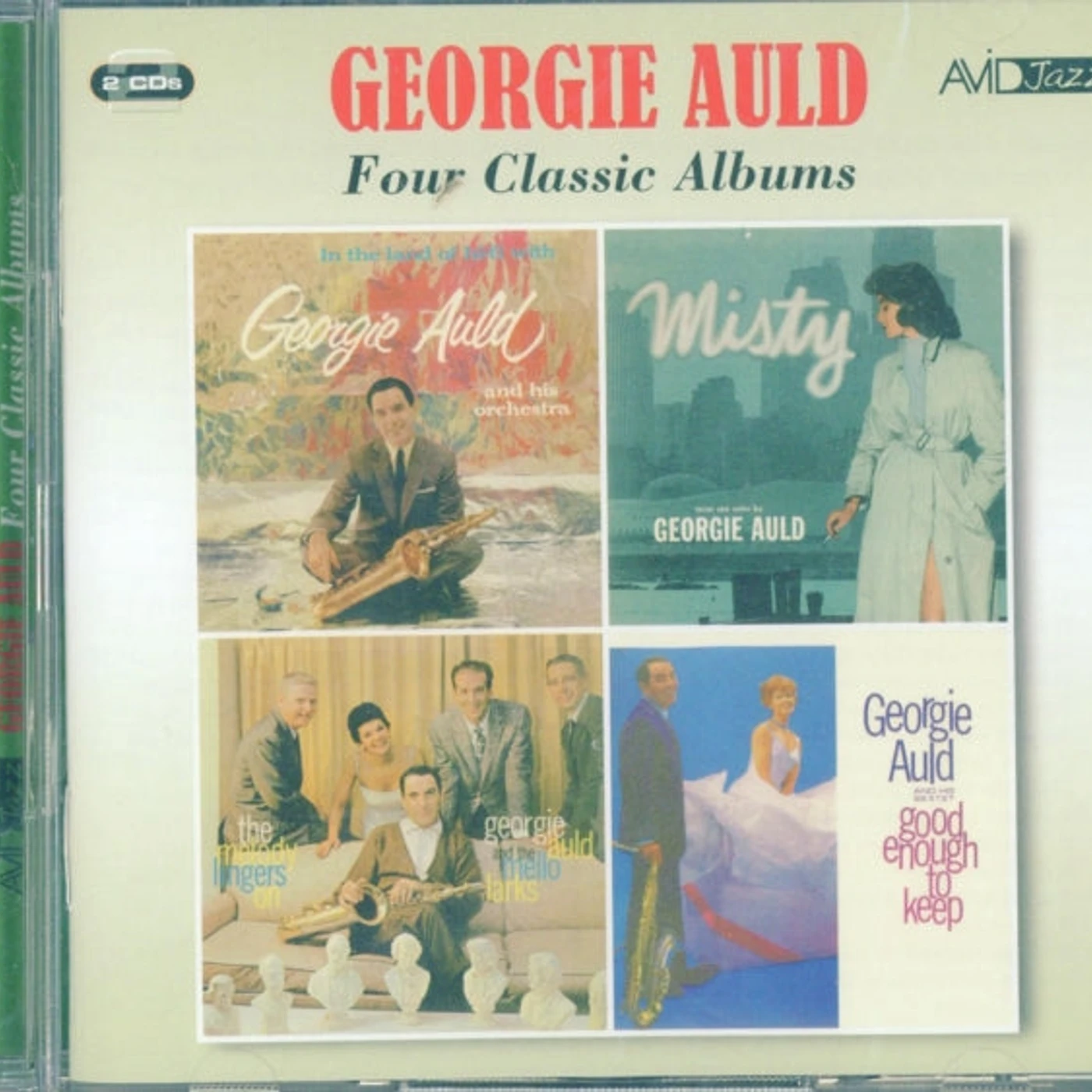Georgie Auld CD - Four Classic Albums (In The Land Of Hi-Fi / Misty / The Melody Lingers On / Good Enough To Keep)